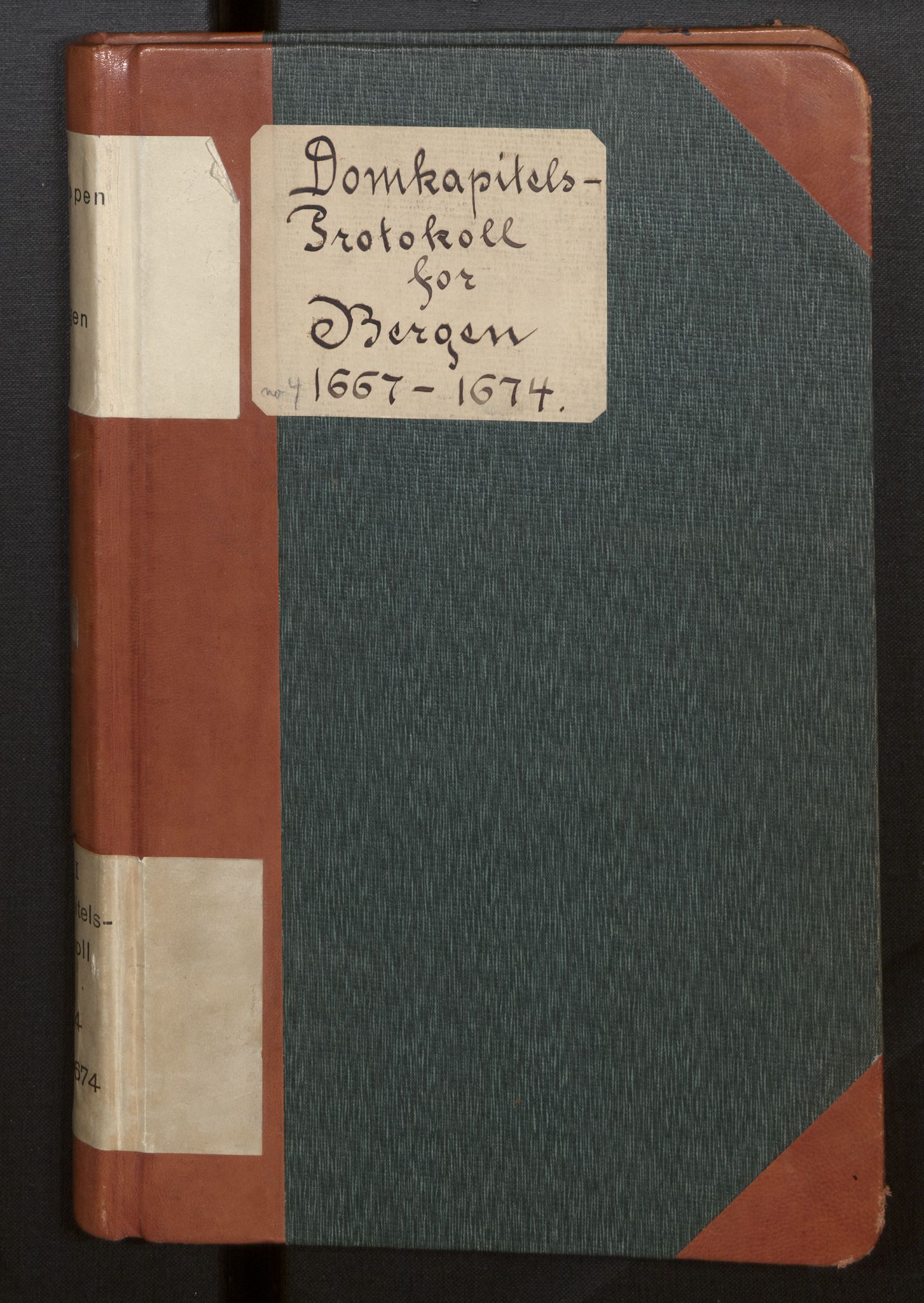 Bergen domkapittel, SAB/A-100028/A/L0004: Forhandlingsprotokoller. Domkapitlet, 1667-1674