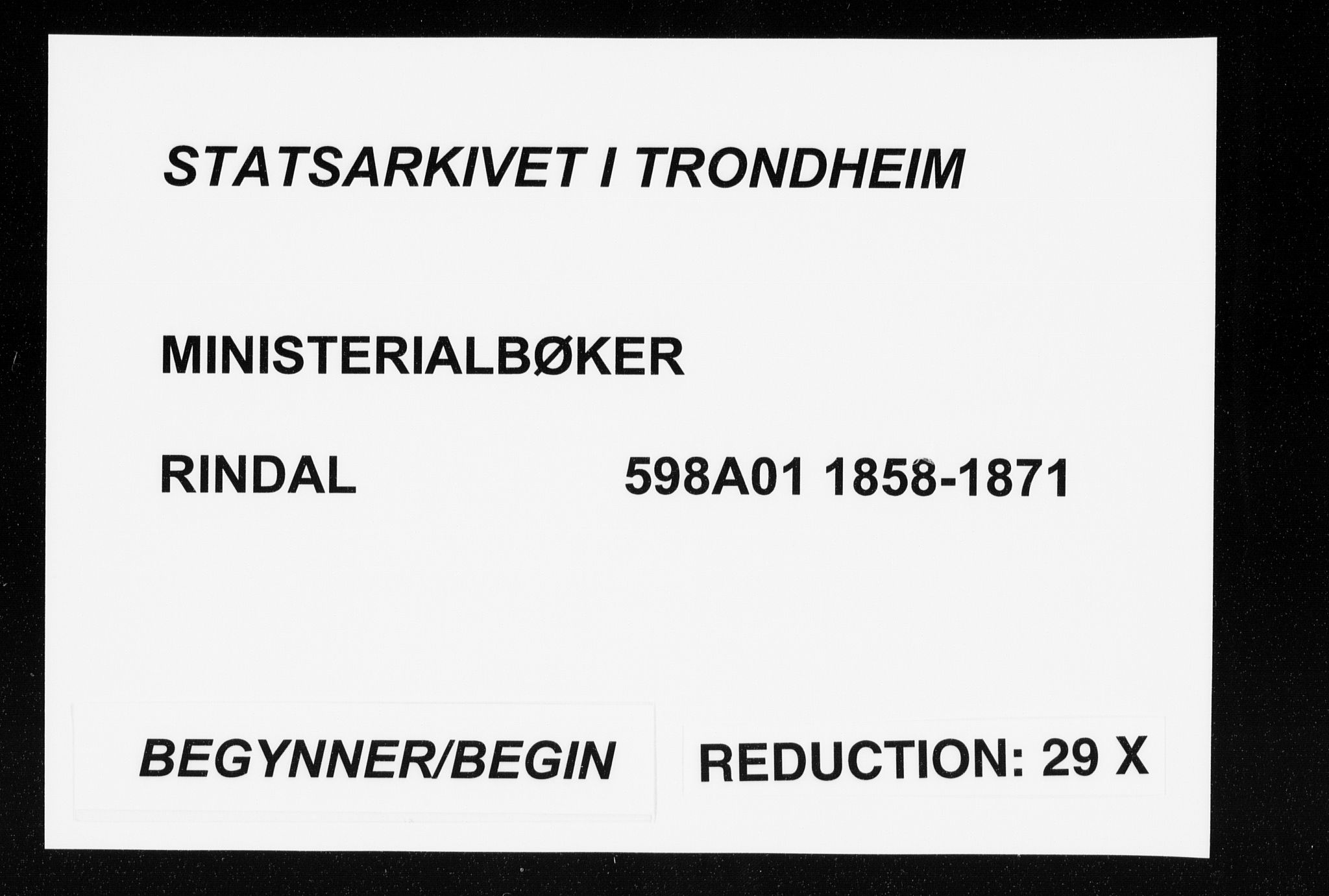 Ministerialprotokoller, klokkerbøker og fødselsregistre - Møre og Romsdal, SAT/A-1454/598/L1067: Ministerialbok nr. 598A01, 1858-1871