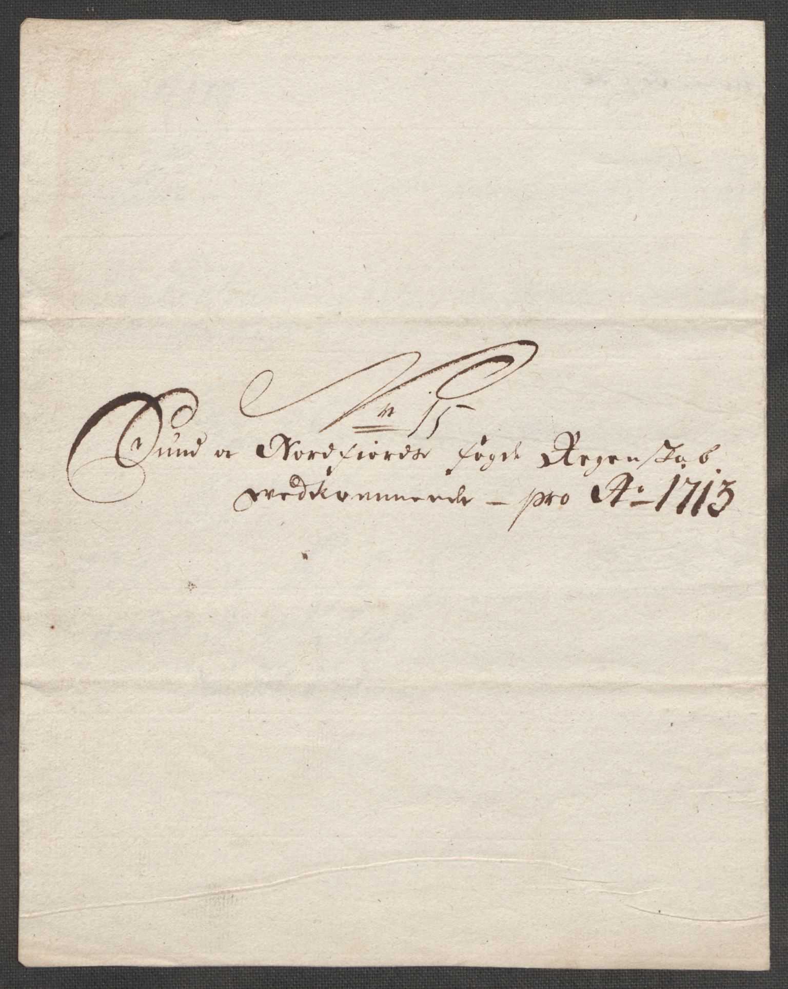 Rentekammeret inntil 1814, Reviderte regnskaper, Fogderegnskap, AV/RA-EA-4092/R53/L3437: Fogderegnskap Sunn- og Nordfjord, 1713, s. 272