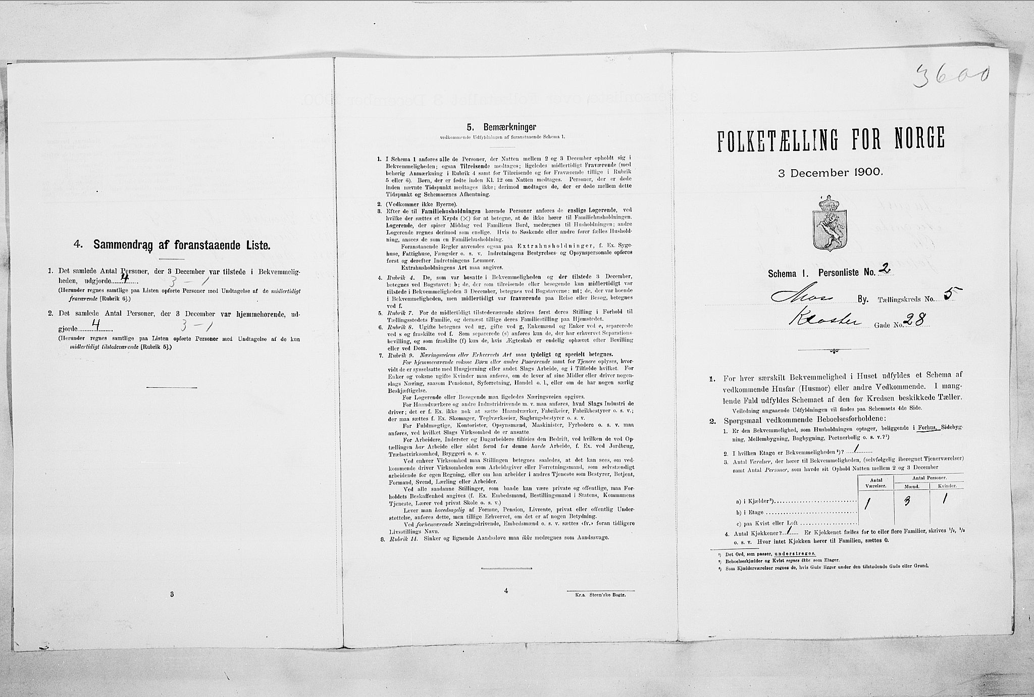 SAO, Folketelling 1900 for 0104 Moss kjøpstad, 1900