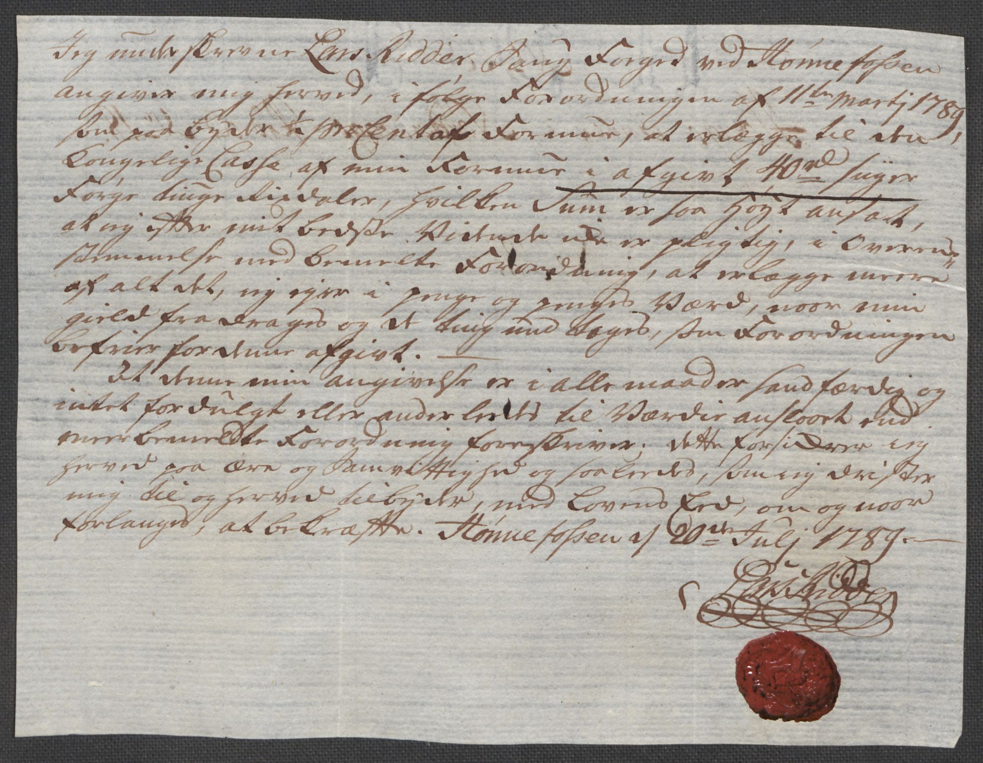 Rentekammeret inntil 1814, Reviderte regnskaper, Mindre regnskaper, AV/RA-EA-4068/Rf/Rfe/L0036: Rakkestad, Heggen og Frøland fogderi, Ringerike og Hallingdal fogderi, 1789, s. 271