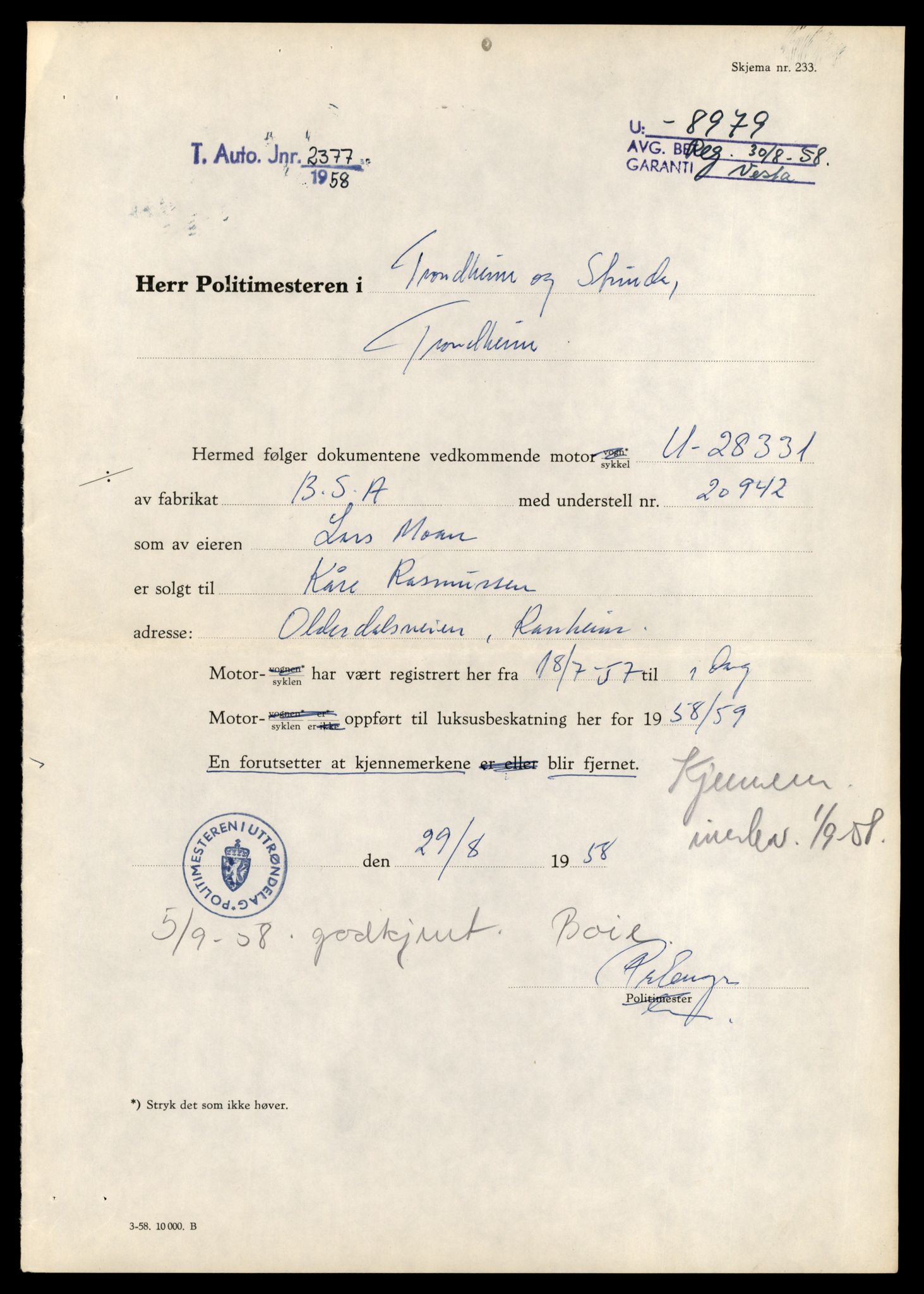 Møre og Romsdal vegkontor - Ålesund trafikkstasjon, AV/SAT-A-4099/F/Fe/L0039: Registreringskort for kjøretøy T 13361 - T 13530, 1927-1998, s. 1976