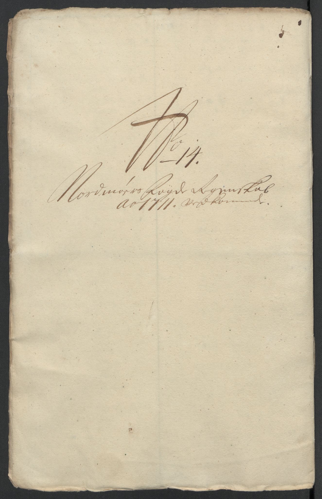 Rentekammeret inntil 1814, Reviderte regnskaper, Fogderegnskap, RA/EA-4092/R56/L3745: Fogderegnskap Nordmøre, 1711, s. 300