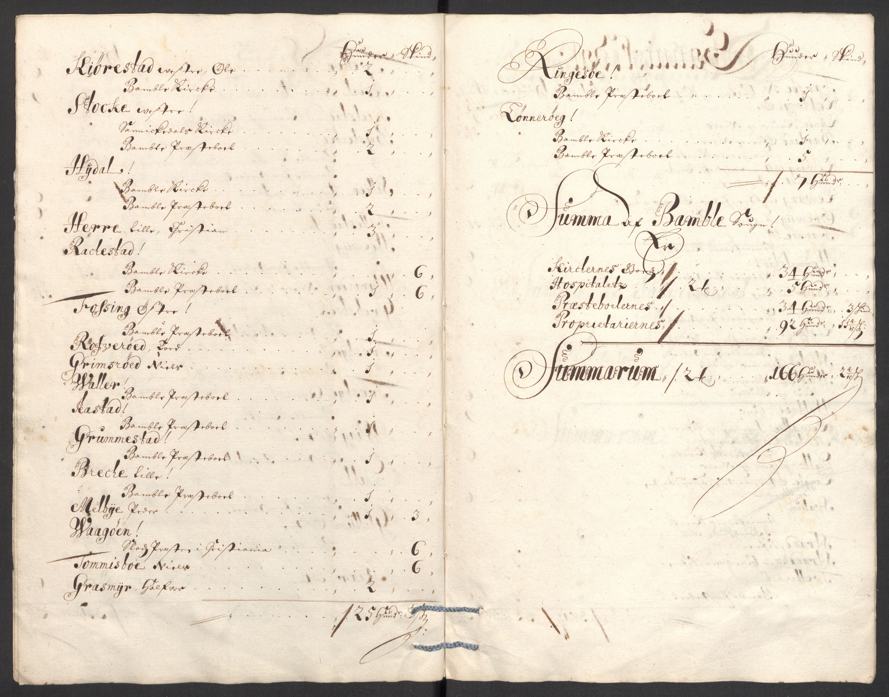 Rentekammeret inntil 1814, Reviderte regnskaper, Fogderegnskap, RA/EA-4092/R36/L2095: Fogderegnskap Øvre og Nedre Telemark og Bamble, 1696, s. 228
