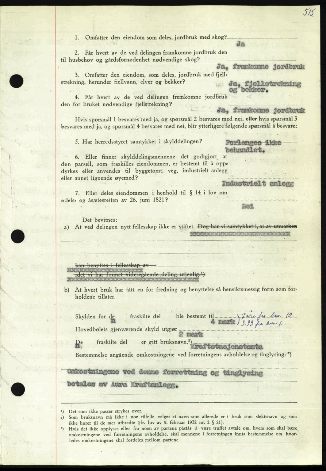 Nordmøre sorenskriveri, AV/SAT-A-4132/1/2/2Ca: Pantebok nr. A105, 1947-1947, Dagboknr: 1672/1947