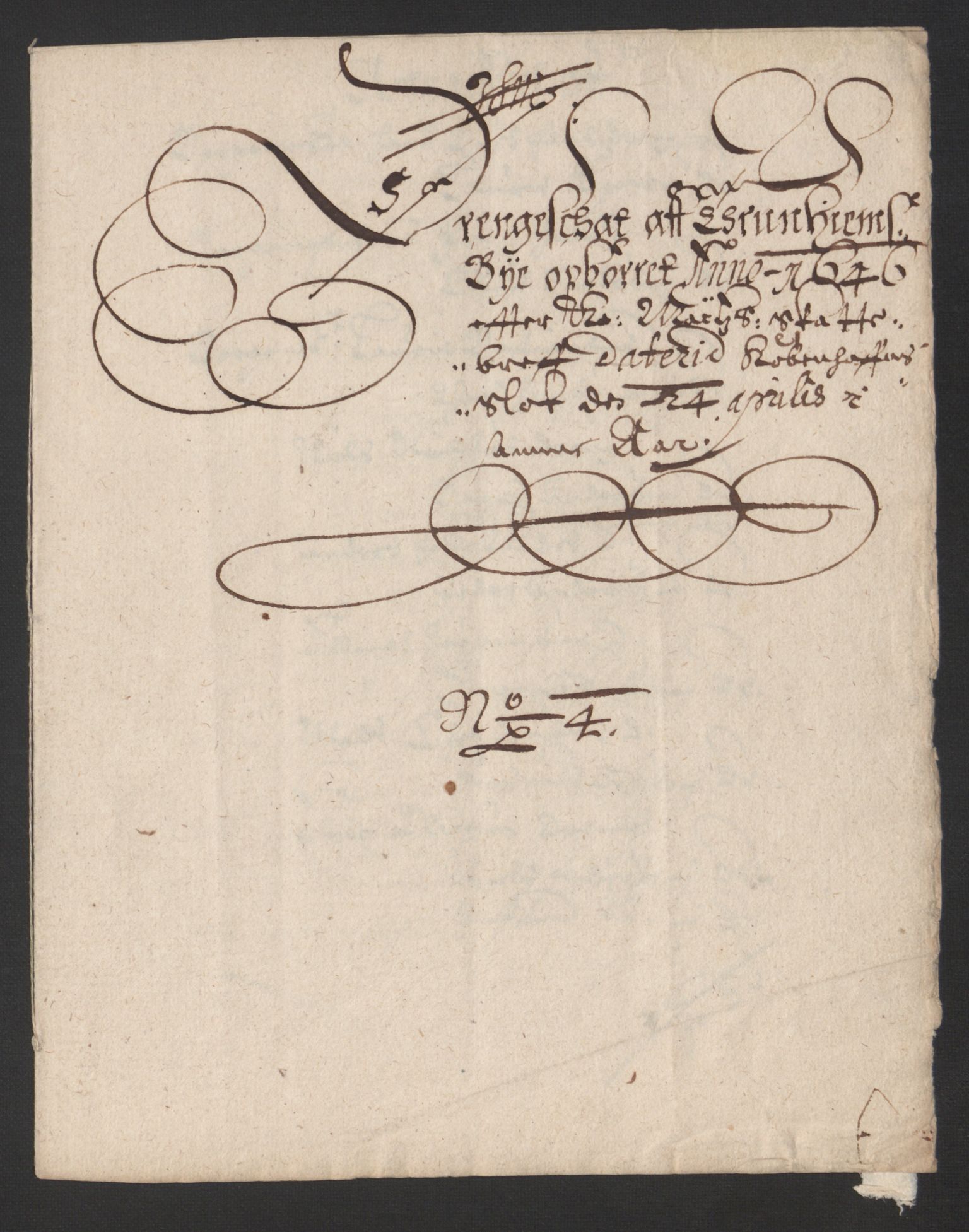 Rentekammeret inntil 1814, Reviderte regnskaper, Byregnskaper, RA/EA-4066/R/Rs/L0504: [S1] Kontribusjonsregnskap, 1631-1684, s. 48