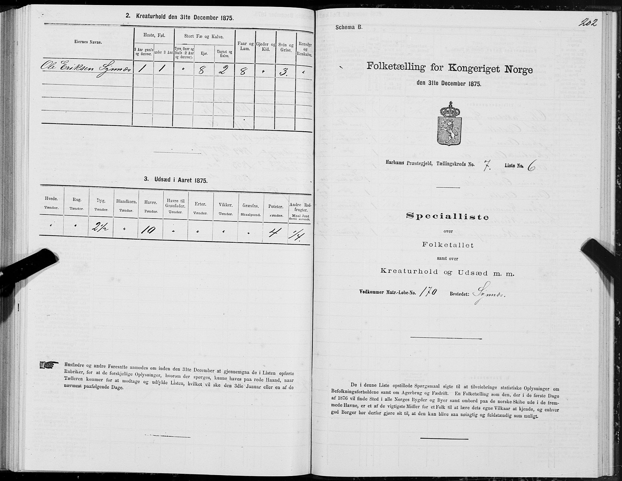 SAT, Folketelling 1875 for 1534P Haram prestegjeld, 1875, s. 3202