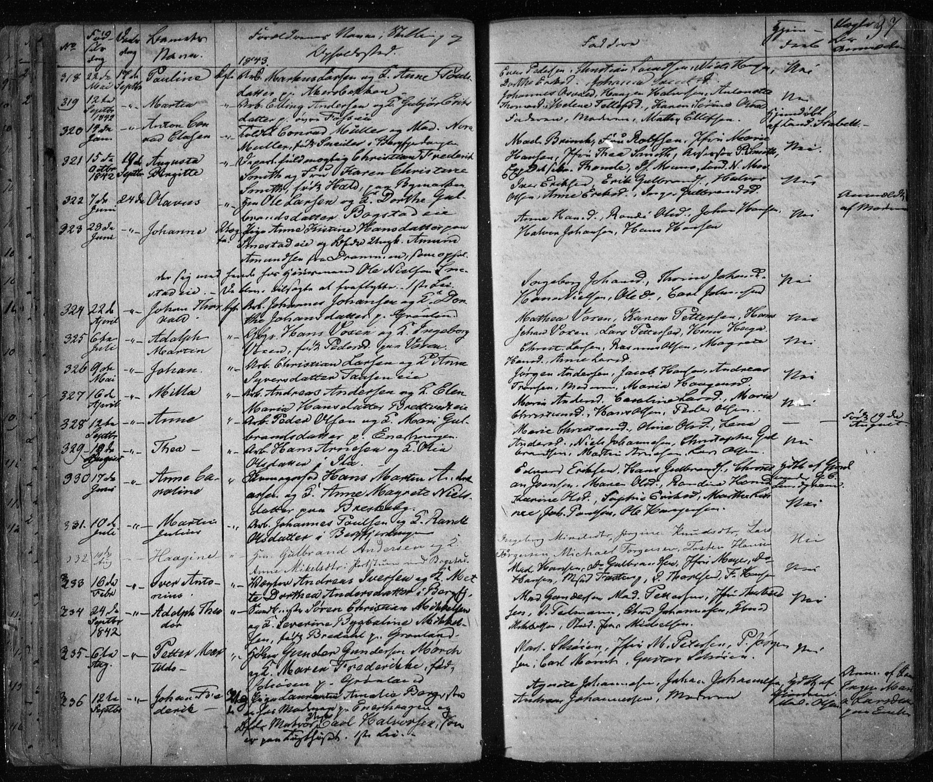 Aker prestekontor kirkebøker, AV/SAO-A-10861/F/L0019: Ministerialbok nr. 19, 1842-1852, s. 37
