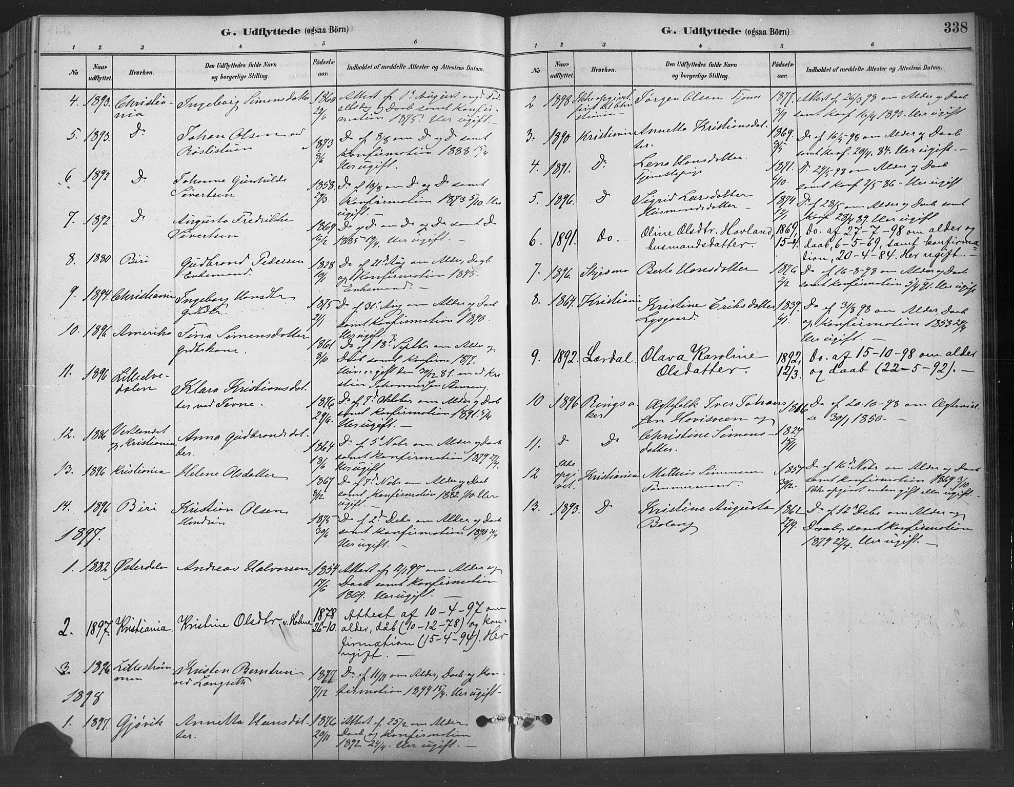 Fåberg prestekontor, AV/SAH-PREST-086/H/Ha/Haa/L0009: Ministerialbok nr. 9, 1879-1898, s. 338