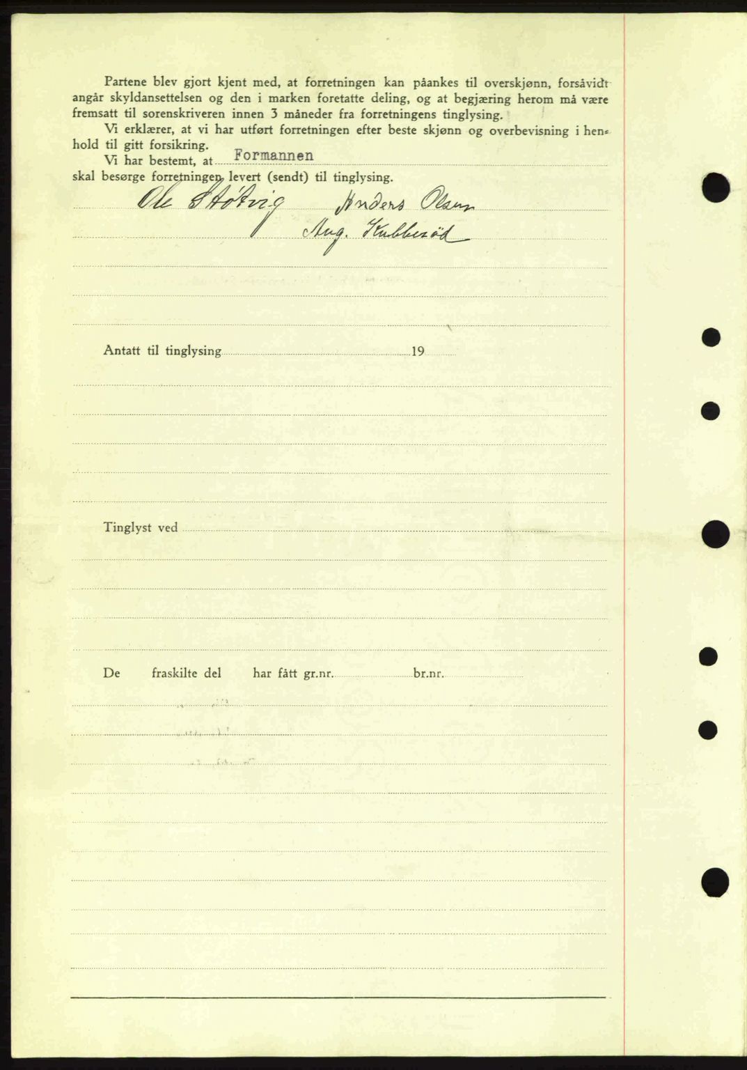 Moss sorenskriveri, SAO/A-10168: Pantebok nr. A9, 1941-1942, Dagboknr: 2225/1941