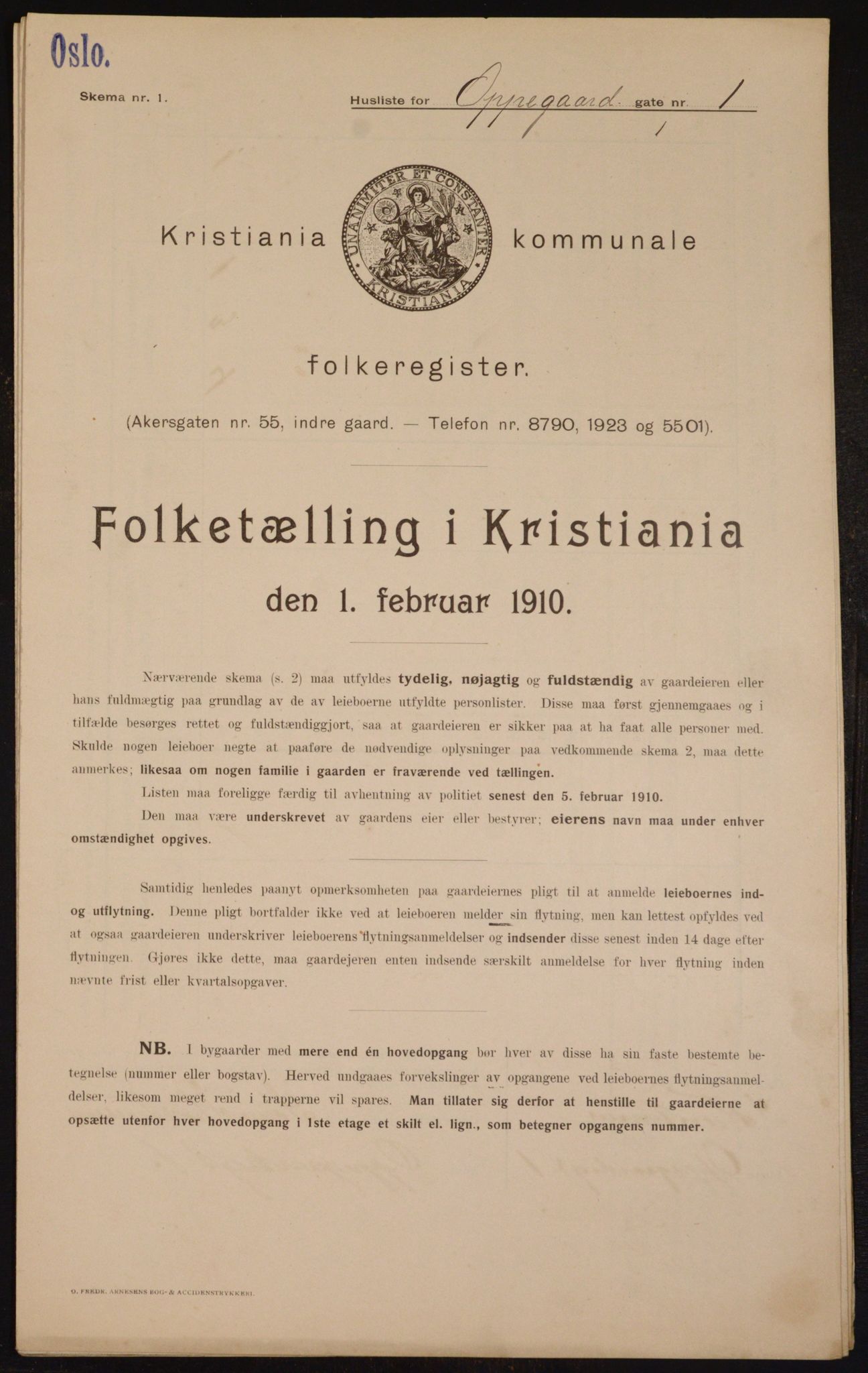 OBA, Kommunal folketelling 1.2.1910 for Kristiania, 1910, s. 72935