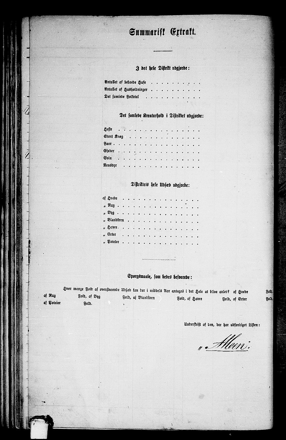 RA, Folketelling 1865 for 1539P Grytten prestegjeld, 1865, s. 40