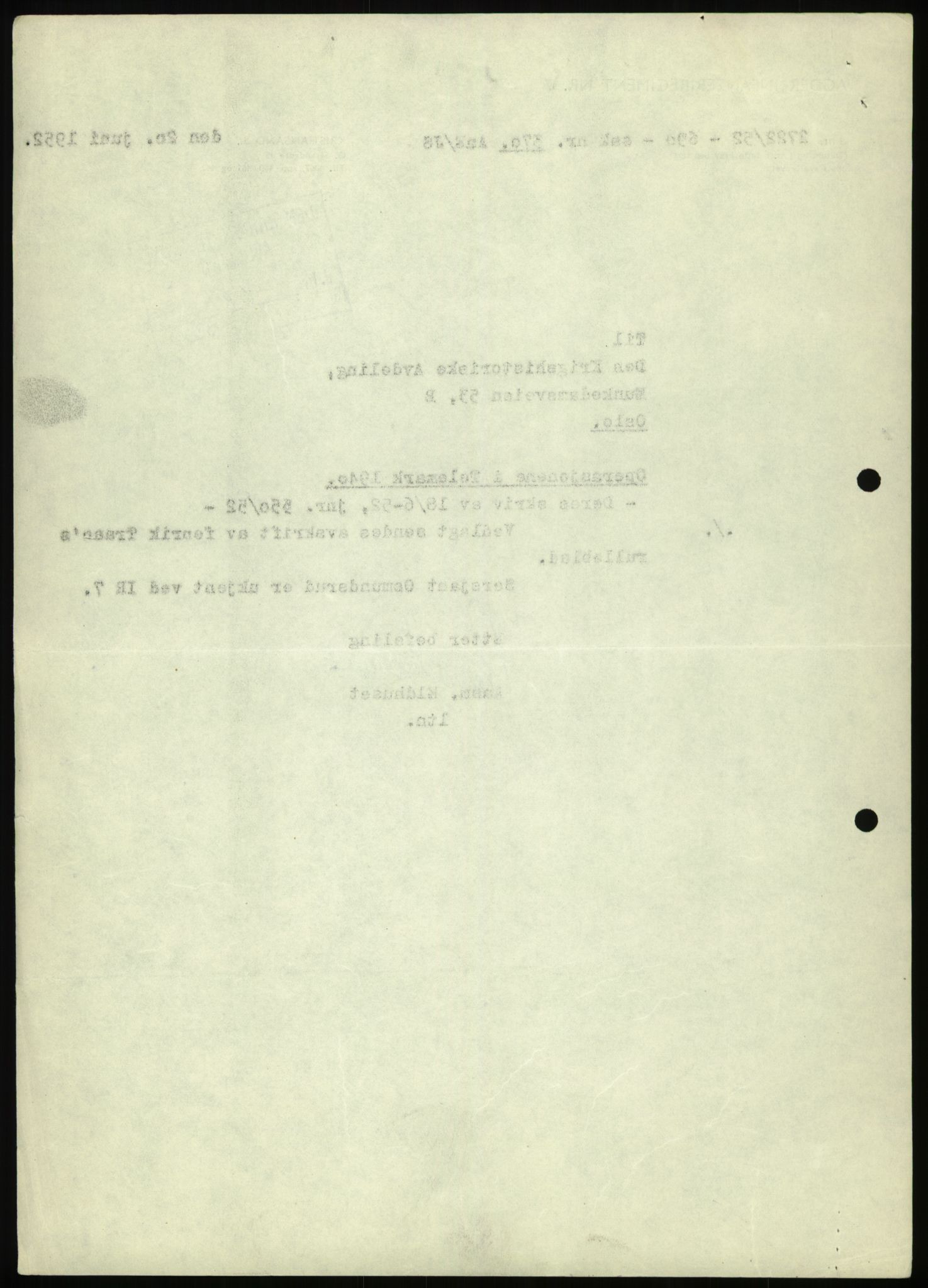 Forsvaret, Forsvarets krigshistoriske avdeling, AV/RA-RAFA-2017/Y/Yb/L0056: II-C-11-136-139  -  1. Divisjon, 1940-1957, s. 94