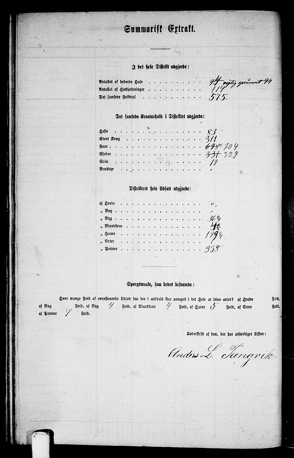 RA, Folketelling 1865 for 1625P Stadsbygd prestegjeld, 1865, s. 211