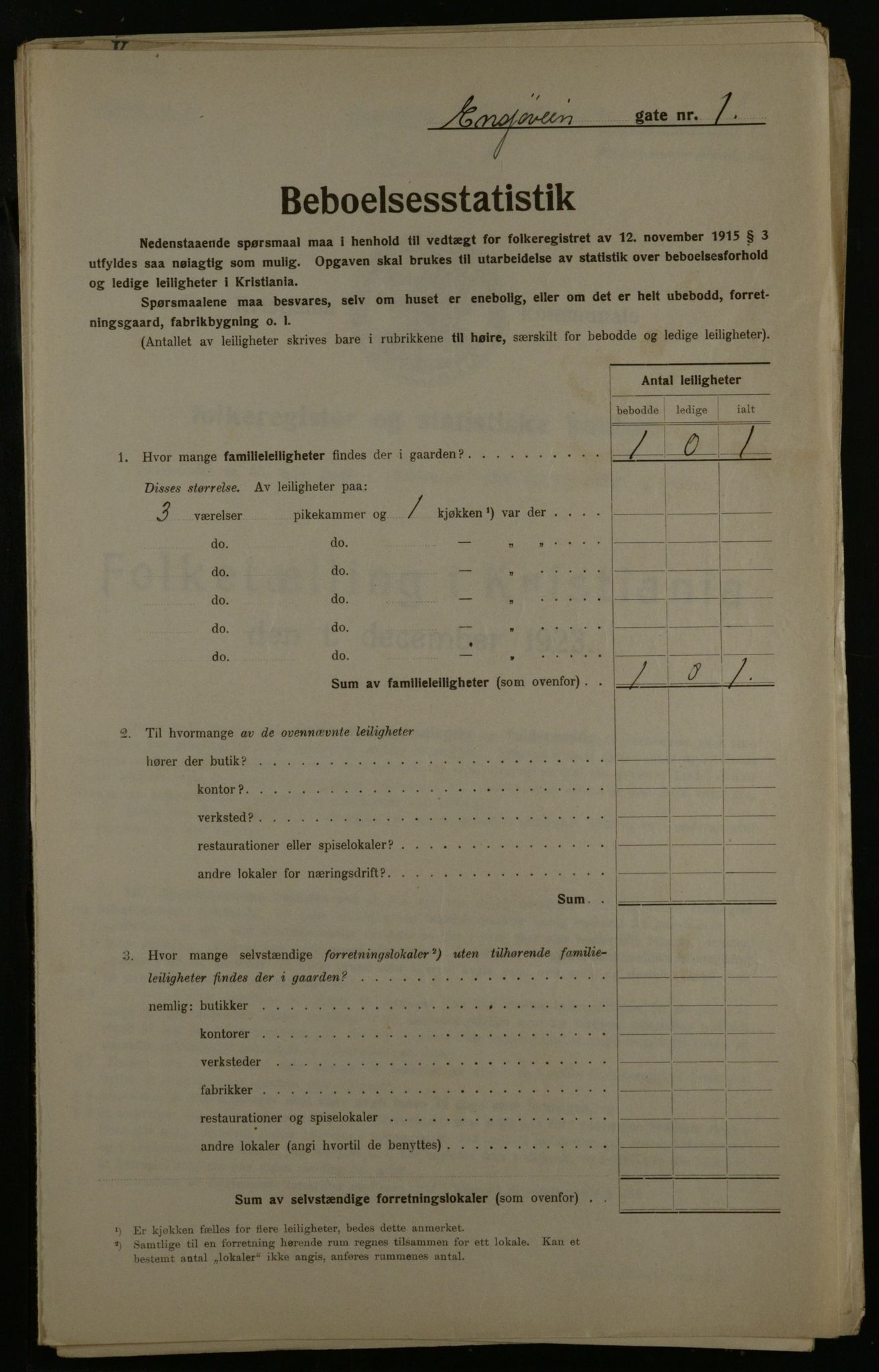OBA, Kommunal folketelling 1.12.1923 for Kristiania, 1923, s. 24466