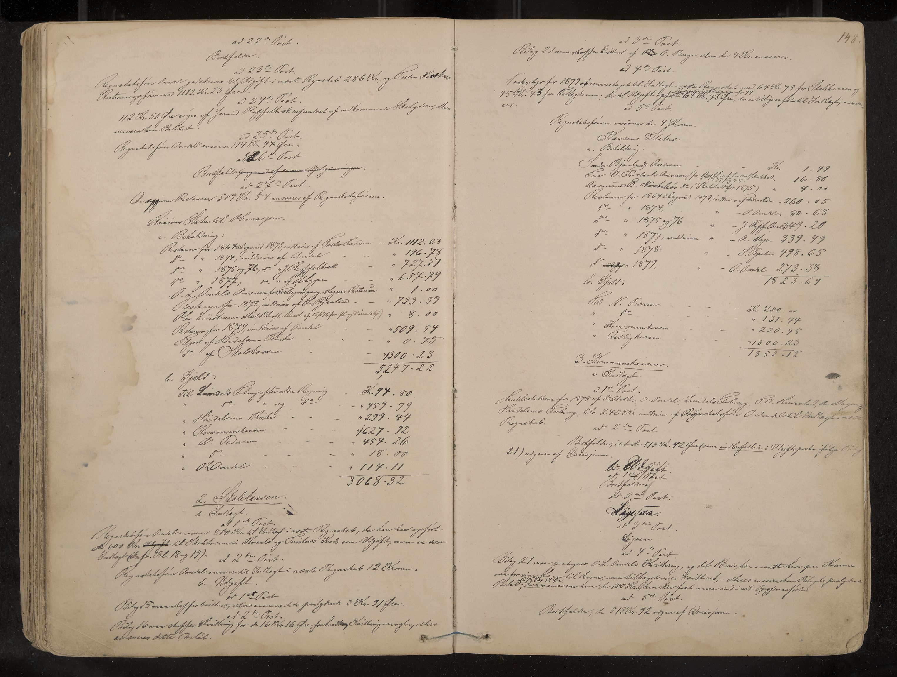 Lårdal formannskap og sentraladministrasjon, IKAK/0833021/A/L0002: Møtebok, 1865-1893, s. 148