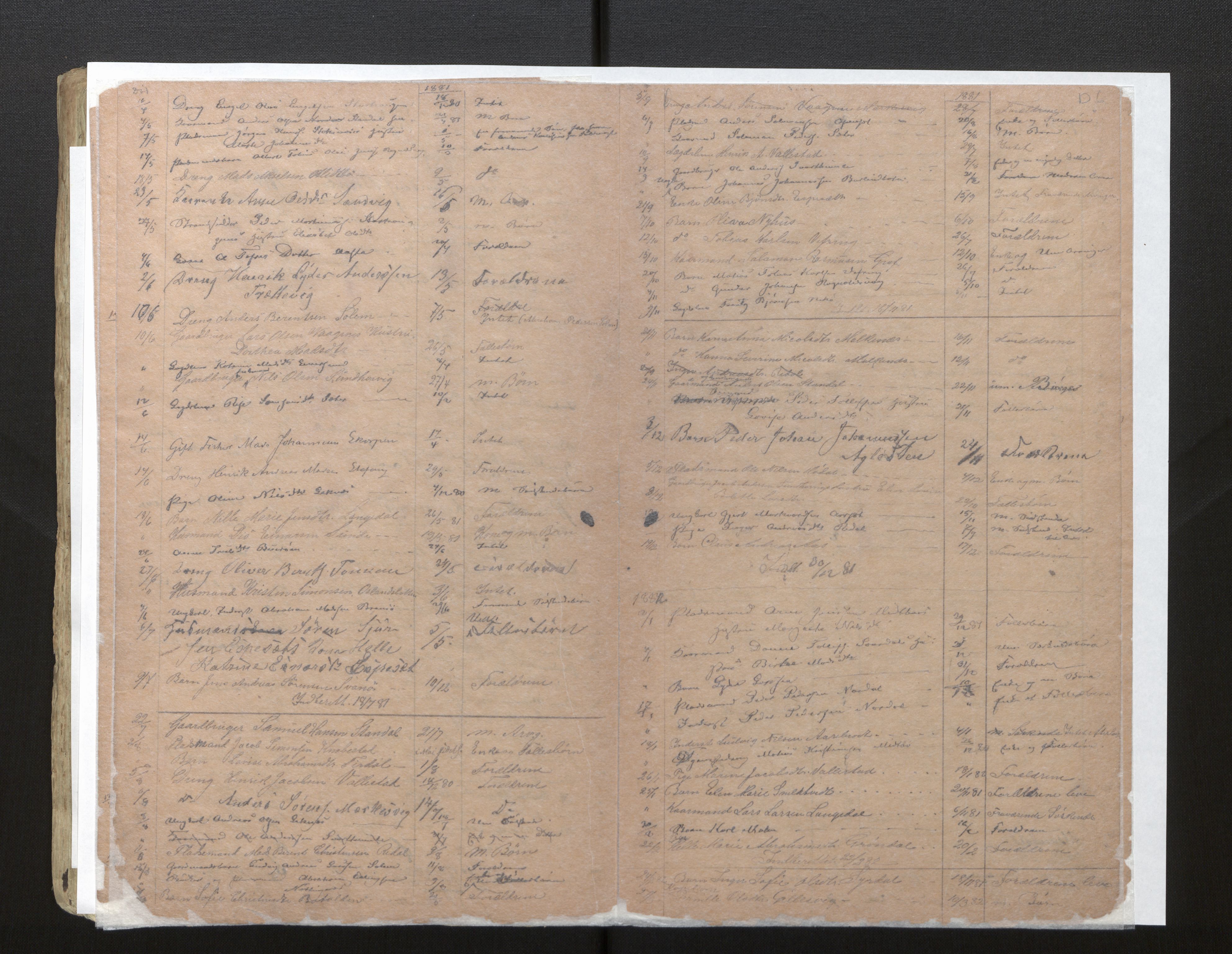 Lensmannen i Kinn, AV/SAB-A-28801/0006/L0001: Dødsfallprotokoll, 1848-1902