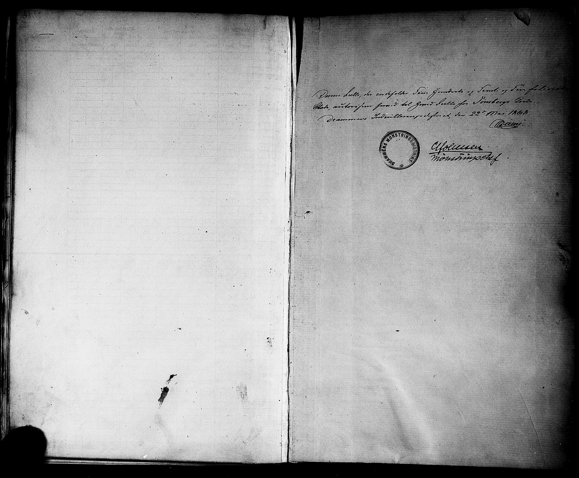 Tønsberg innrulleringskontor, SAKO/A-786/F/Fc/Fcb/L0004: Hovedrulle Patent nr. 3309-4414, 1869, s. 557