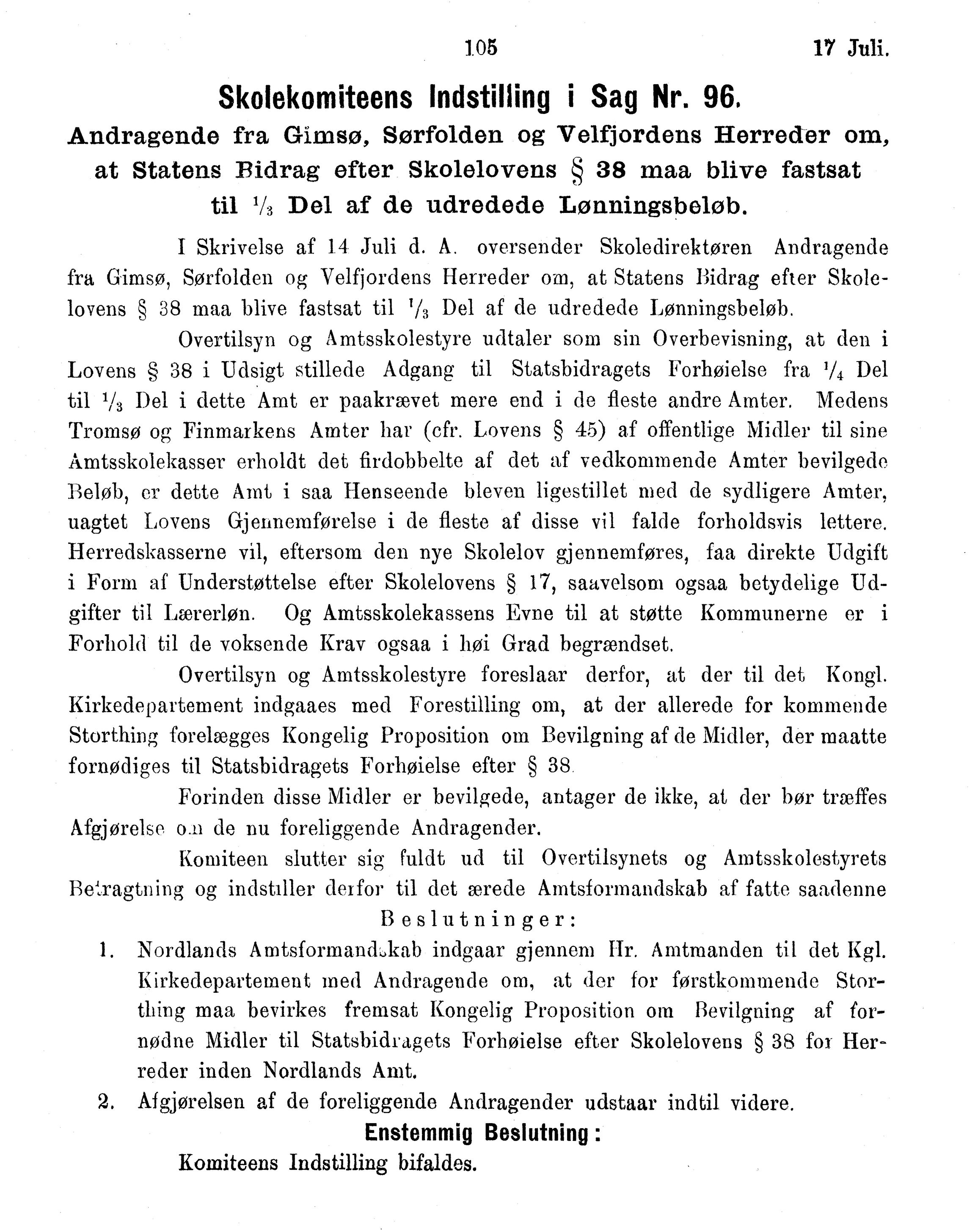 Nordland Fylkeskommune. Fylkestinget, AIN/NFK-17/176/A/Ac/L0016: Fylkestingsforhandlinger 1891-1893, 1891-1893