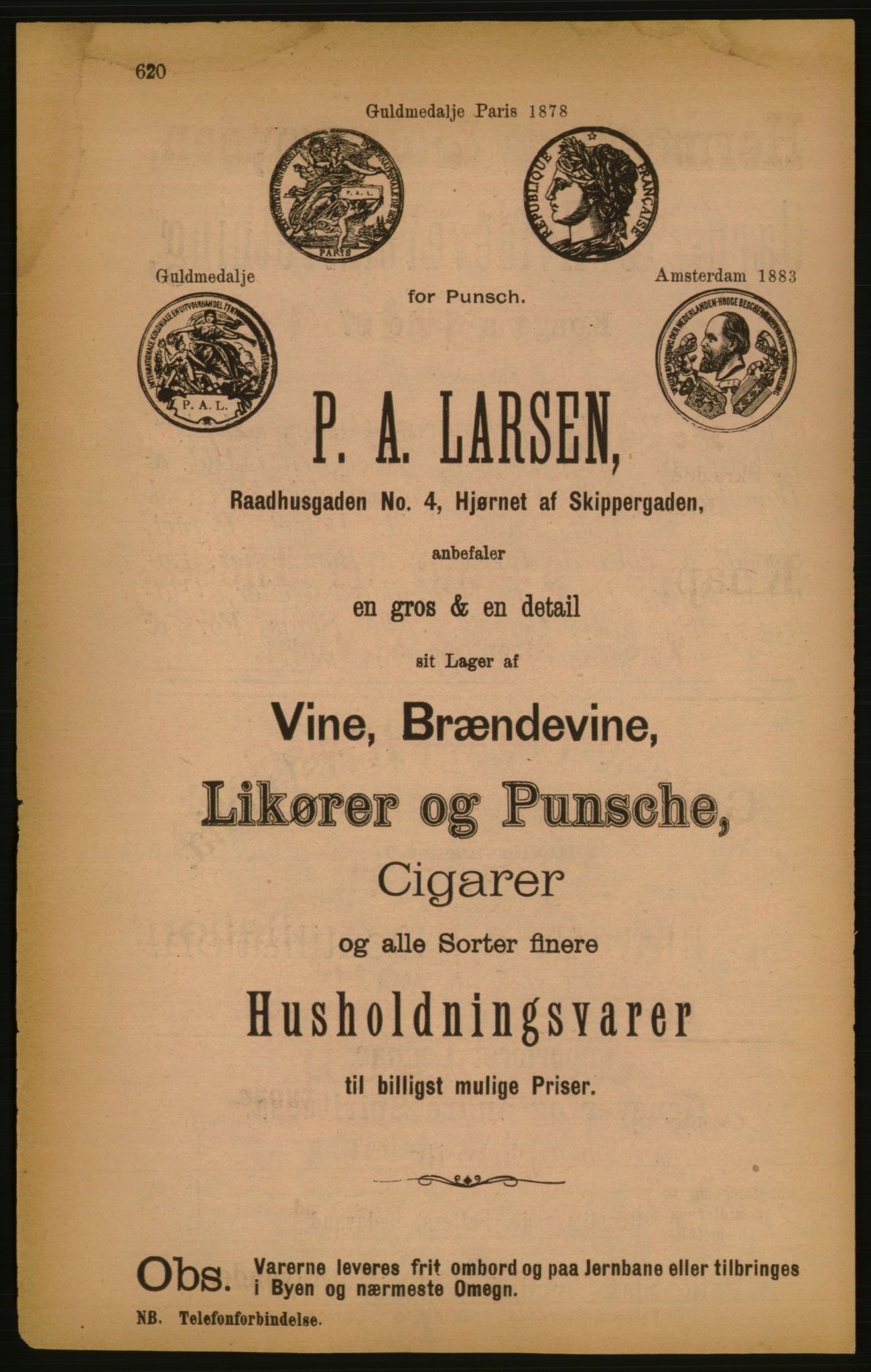 Kristiania/Oslo adressebok, PUBL/-, 1886, s. 620