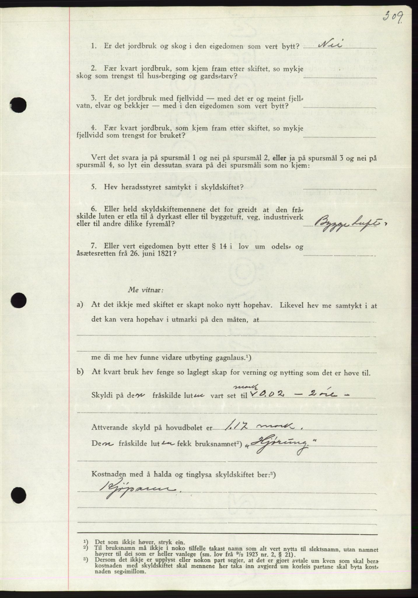 Søre Sunnmøre sorenskriveri, AV/SAT-A-4122/1/2/2C/L0071: Pantebok nr. 65, 1941-1941, Dagboknr: 690/1941