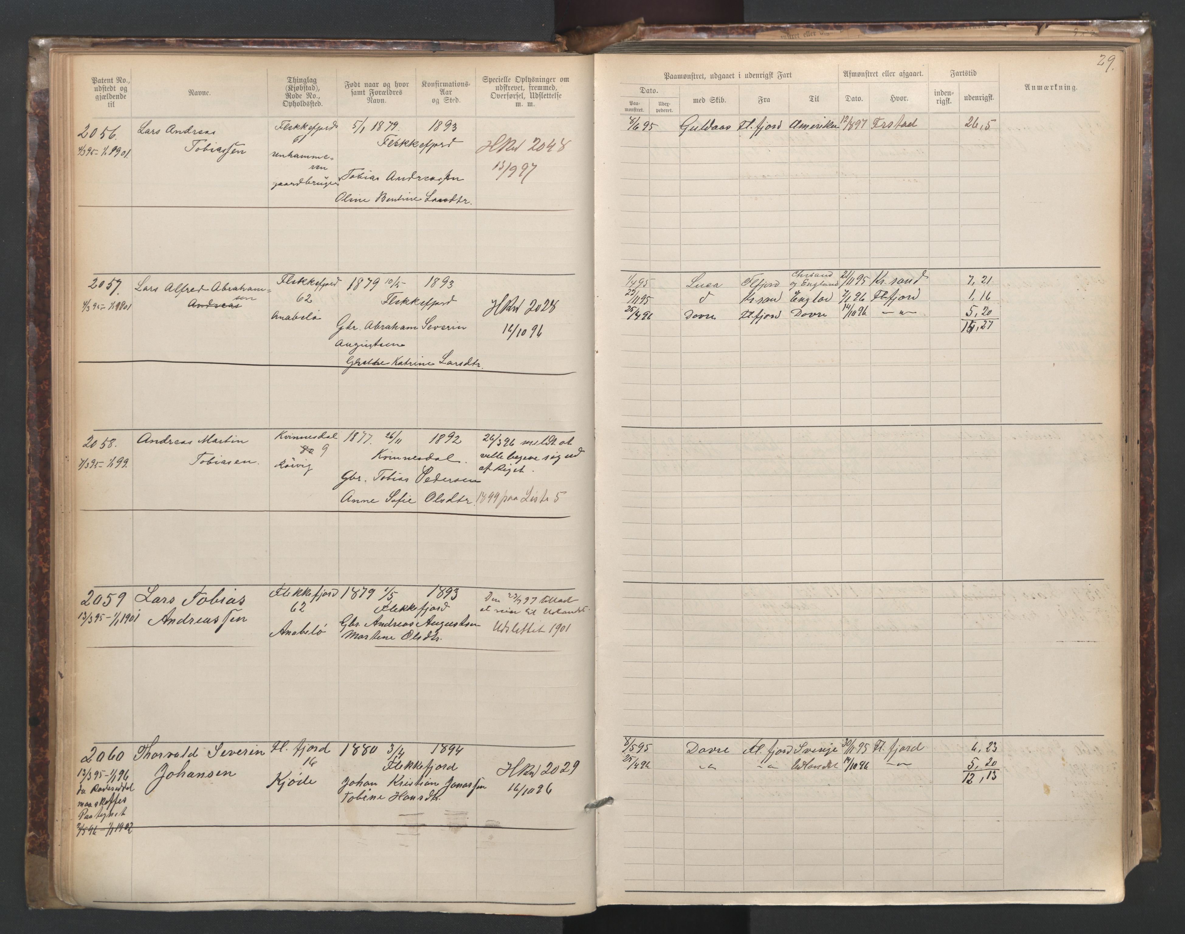 Flekkefjord mønstringskrets, SAK/2031-0018/F/Fa/L0003: Annotasjonsrulle nr 1921-2963 med register, N-3, 1892-1948, s. 58