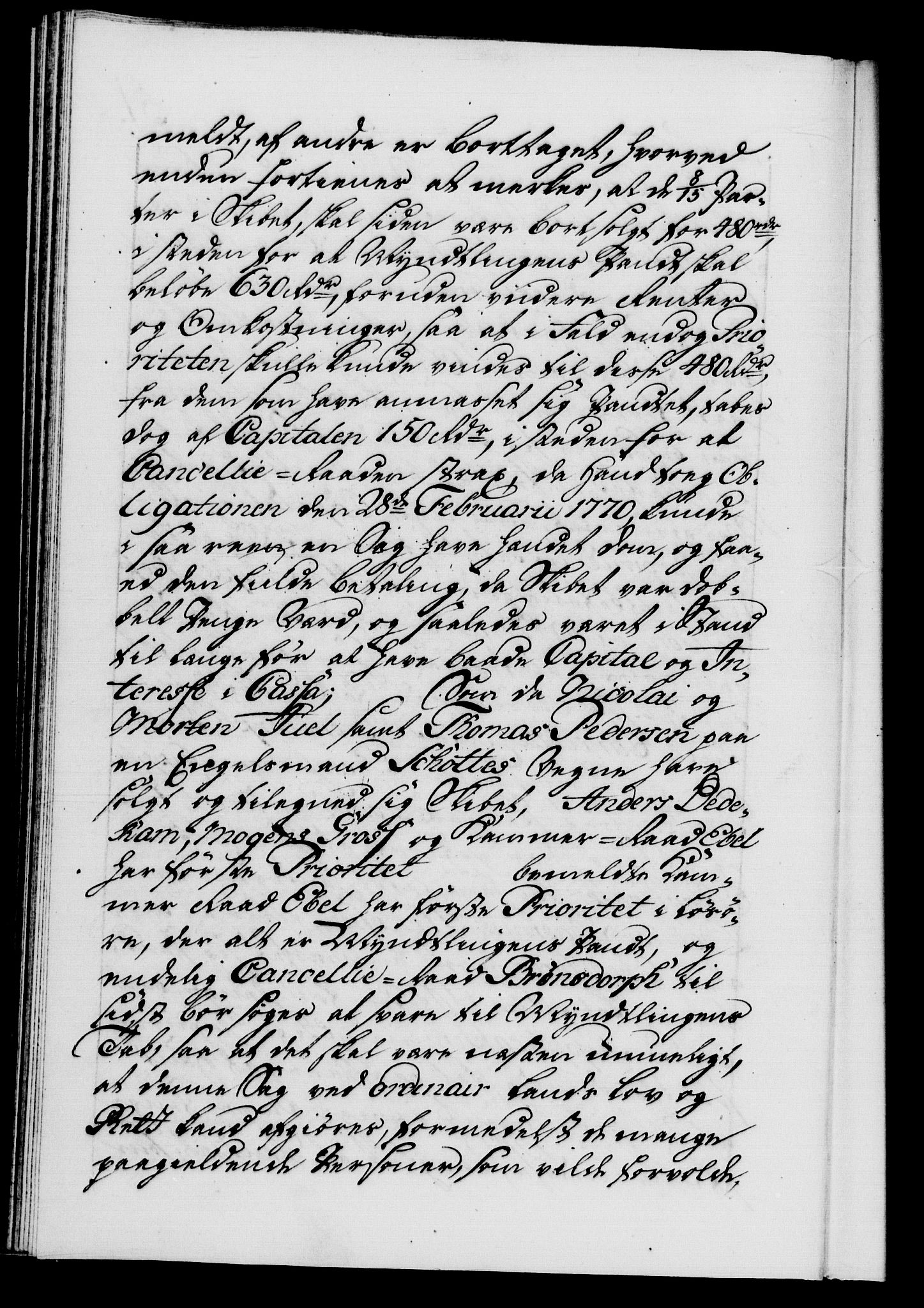 Danske Kanselli 1572-1799, AV/RA-EA-3023/F/Fc/Fca/Fcab/L0041: Norske tegnelser, 1773-1776, s. 51b