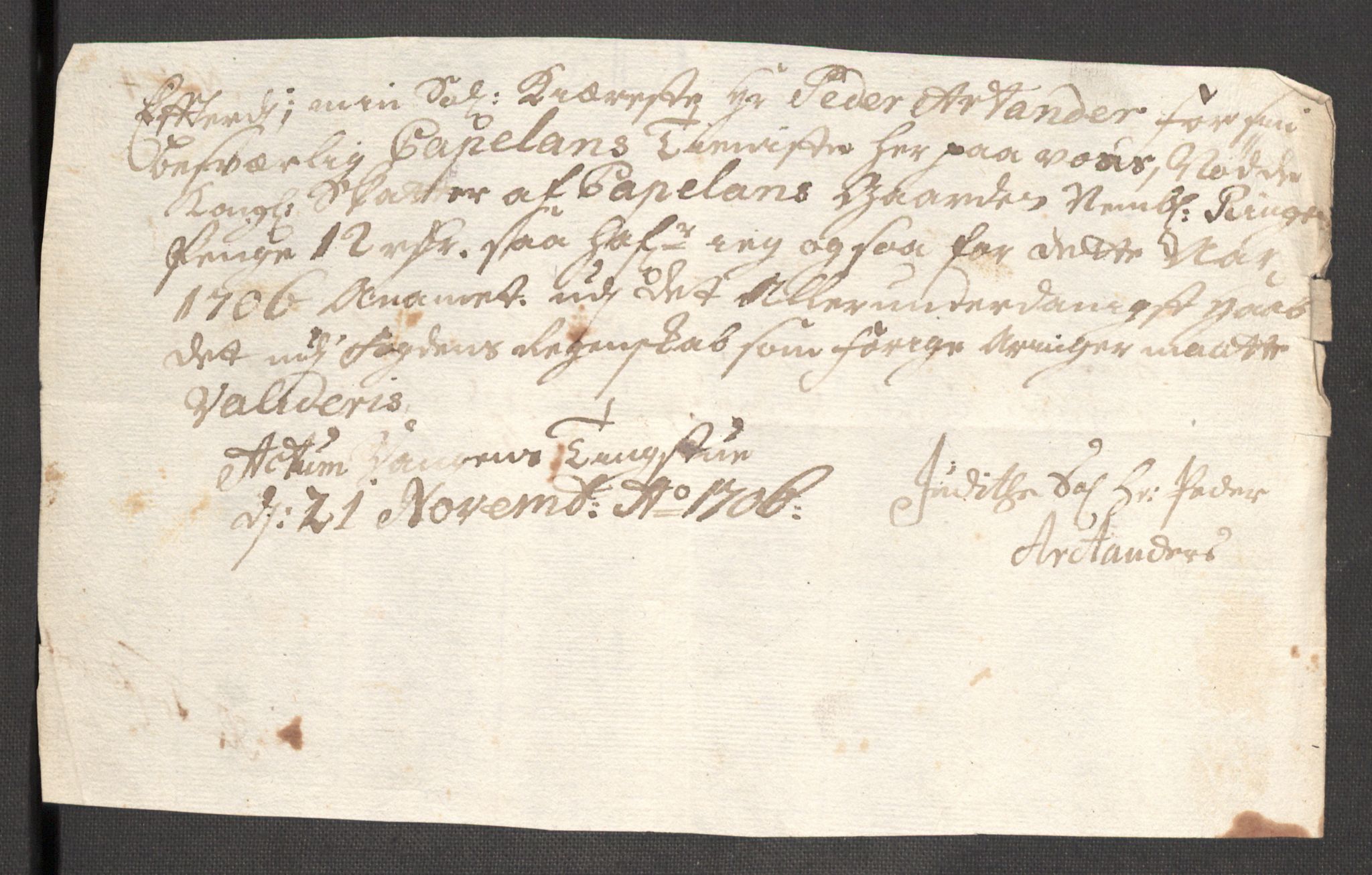 Rentekammeret inntil 1814, Reviderte regnskaper, Fogderegnskap, RA/EA-4092/R51/L3188: Fogderegnskap Nordhordland og Voss, 1706-1707, s. 64