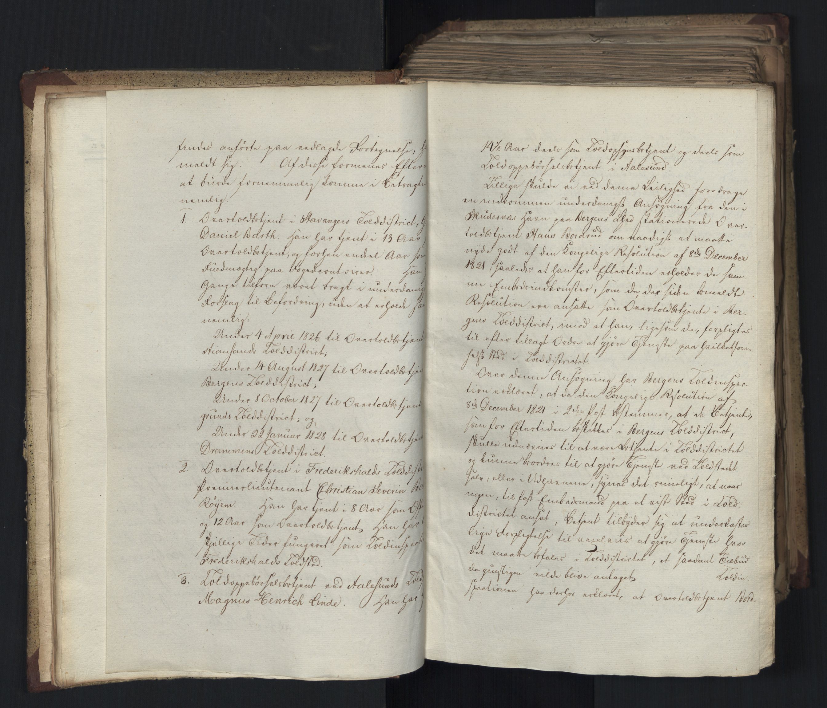 Statsrådsavdelingen i Stockholm, AV/RA-S-1003/D/Da/L0060: Regjeringsinnstillinger nr. 1276-1500, 1829, s. 27