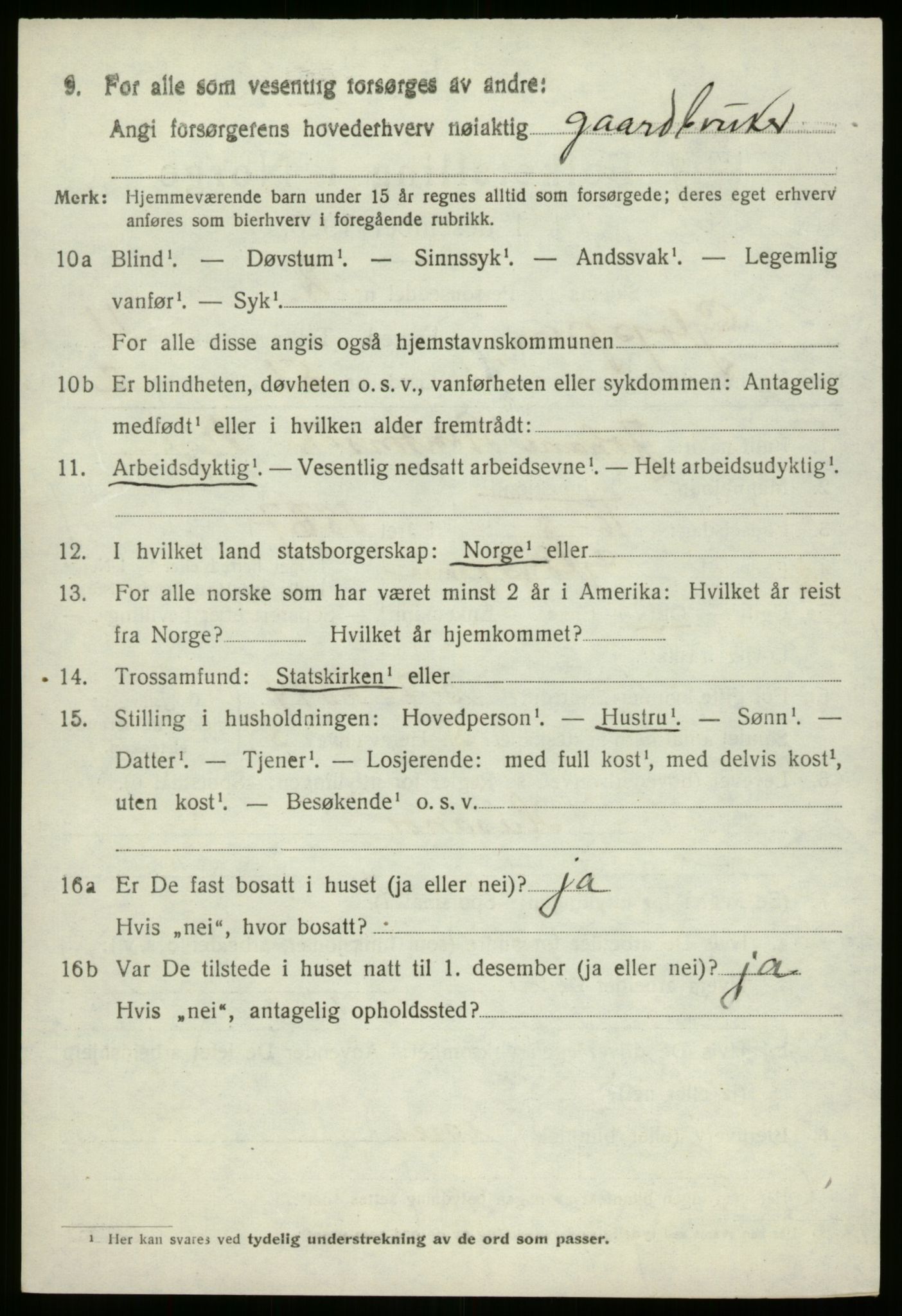 SAB, Folketelling 1920 for 1445 Gloppen herred, 1920, s. 5543