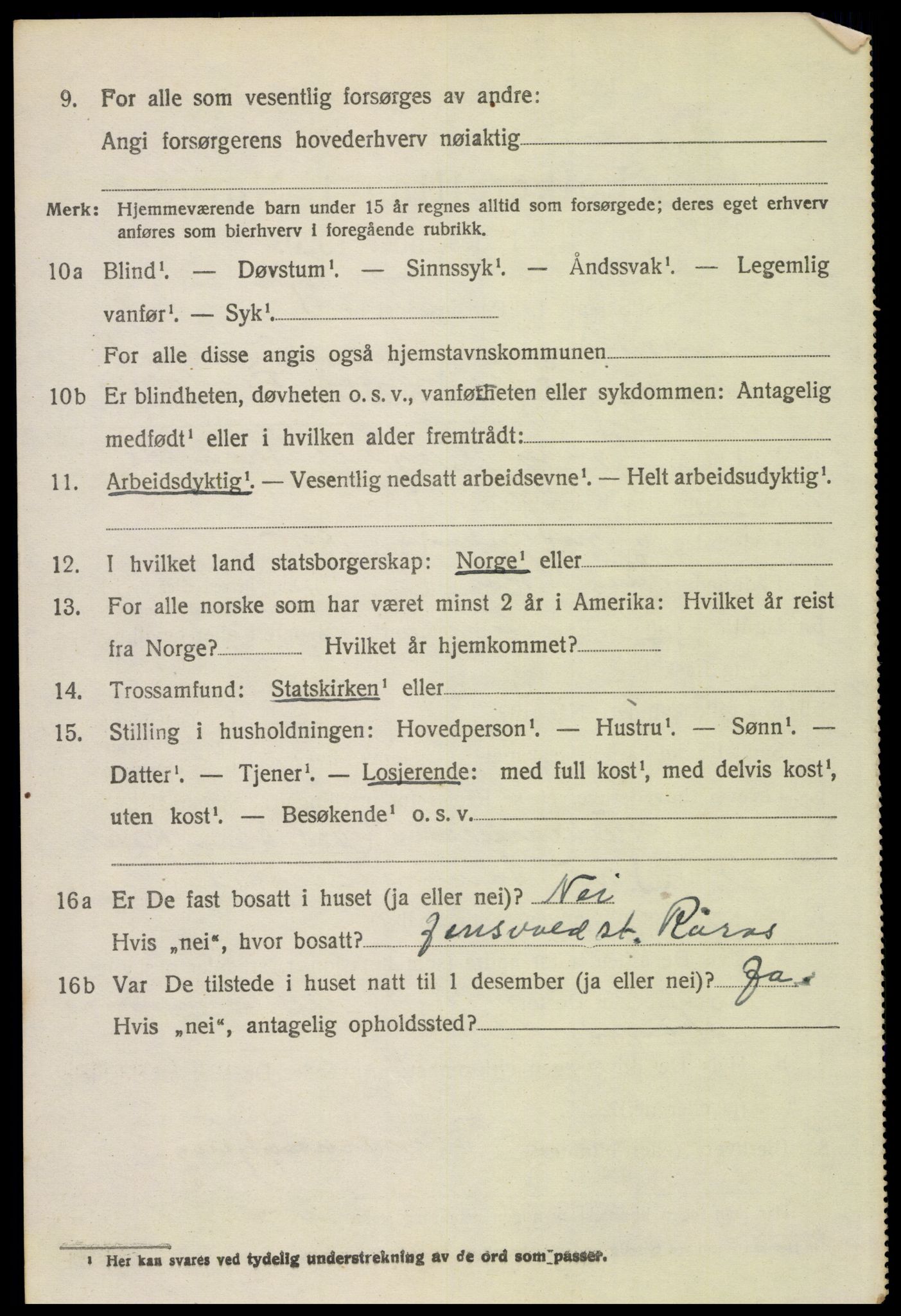 SAH, Folketelling 1920 for 0428 Trysil herred, 1920, s. 7036