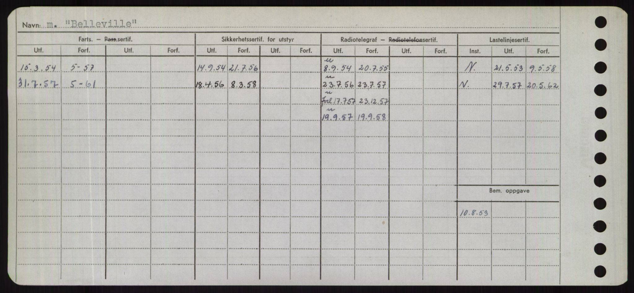 Sjøfartsdirektoratet med forløpere, Skipsmålingen, RA/S-1627/H/Hd/L0003: Fartøy, B-Bev, s. 530