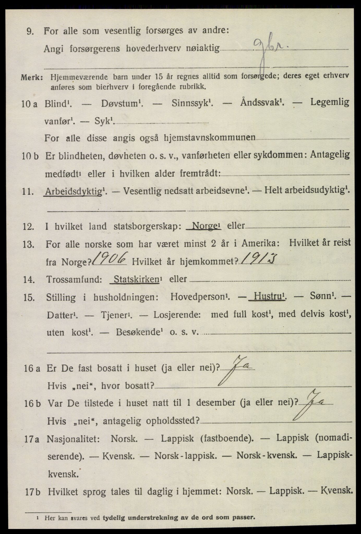 SAT, Folketelling 1920 for 1719 Skogn herred, 1920, s. 6282