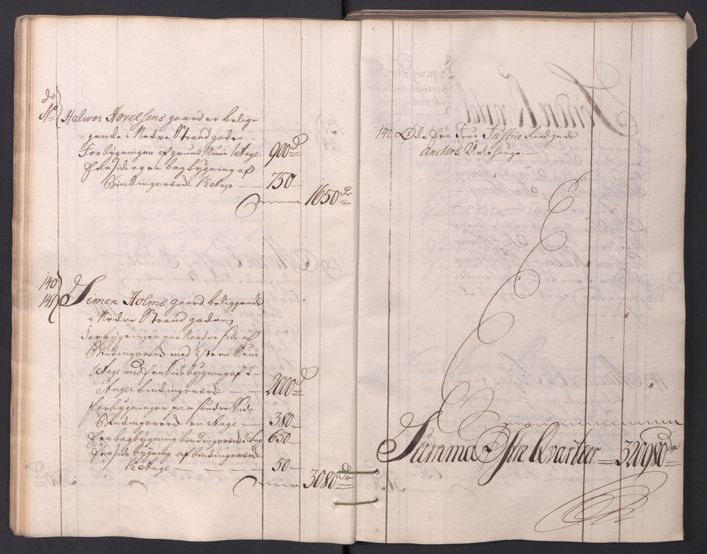 Kristiania stiftamt, AV/SAO-A-10386/I/Ia/L0001/0002: Branntakster / Christiania, 1766-1767