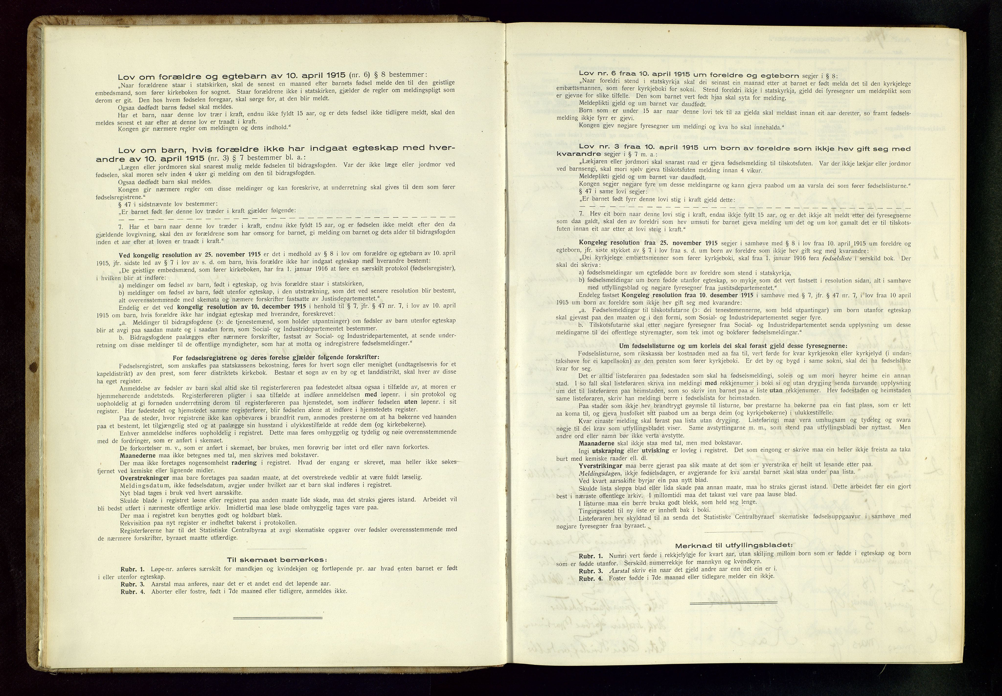 Høgsfjord sokneprestkontor, AV/SAST-A-101624/I/Id/L0002: Fødselsregister nr. 2, 1916-1959