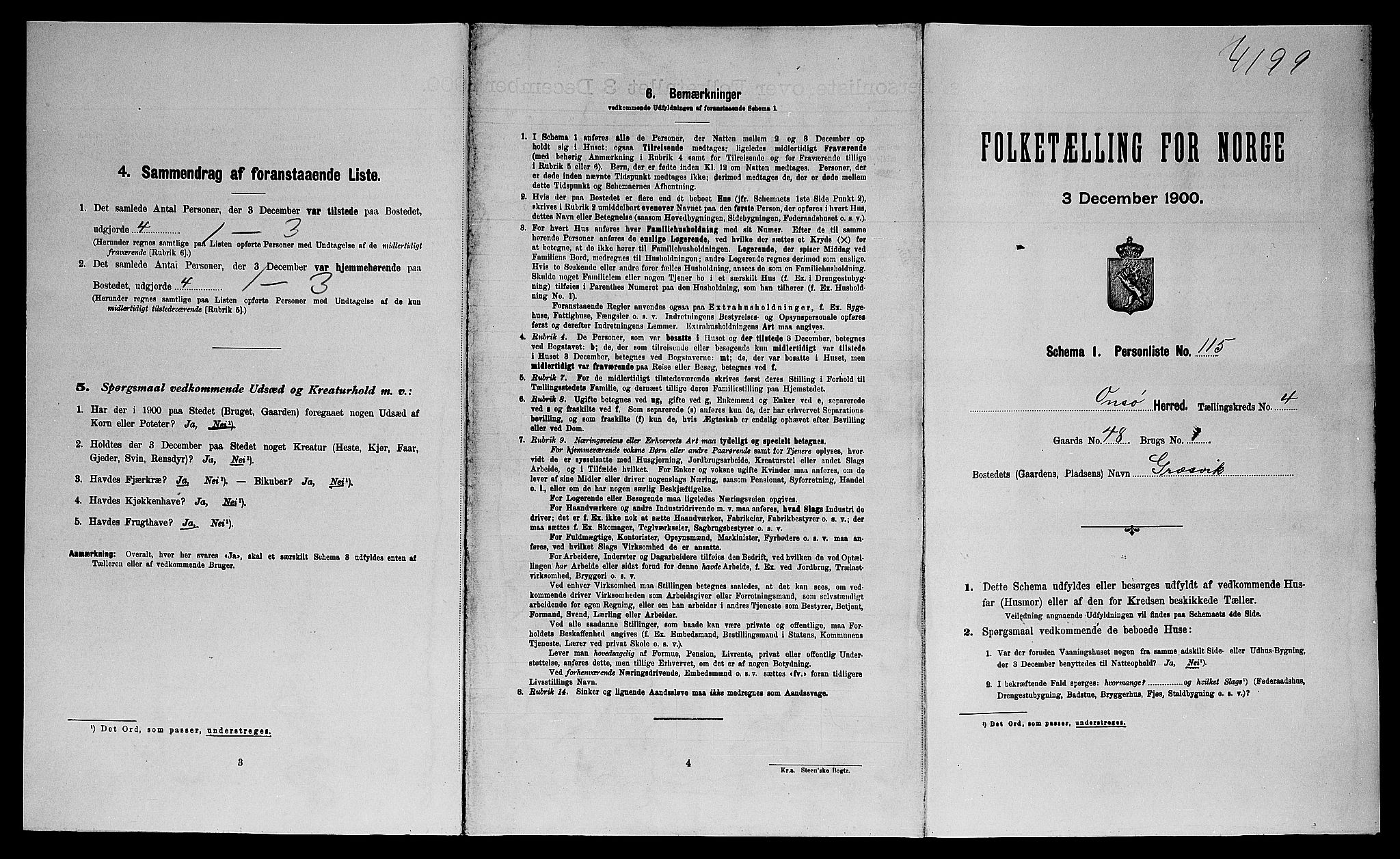 SAO, Folketelling 1900 for 0134 Onsøy herred, 1900, s. 901