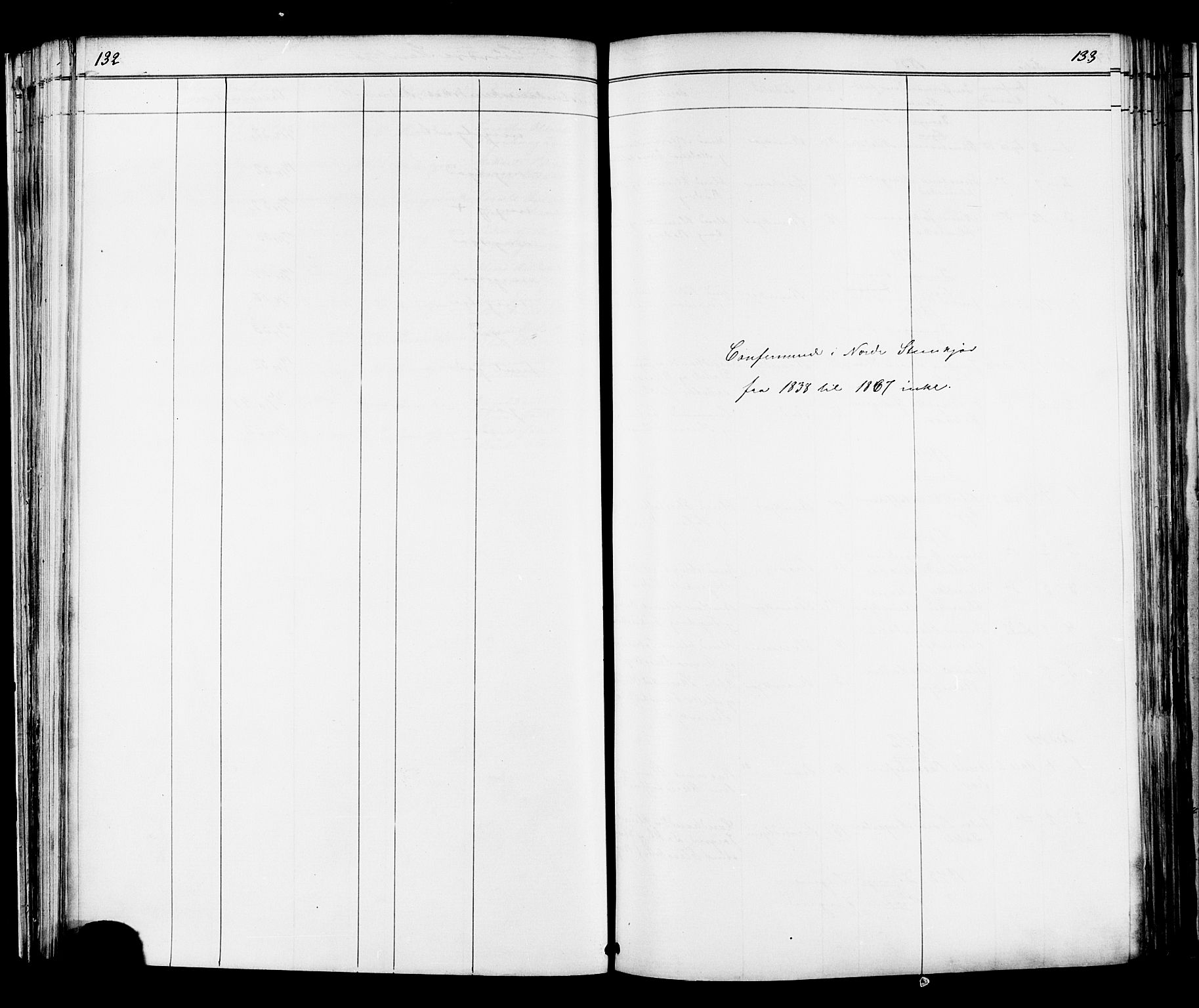 Ministerialprotokoller, klokkerbøker og fødselsregistre - Nord-Trøndelag, AV/SAT-A-1458/739/L0367: Ministerialbok nr. 739A01 /2, 1838-1868, s. 132-133
