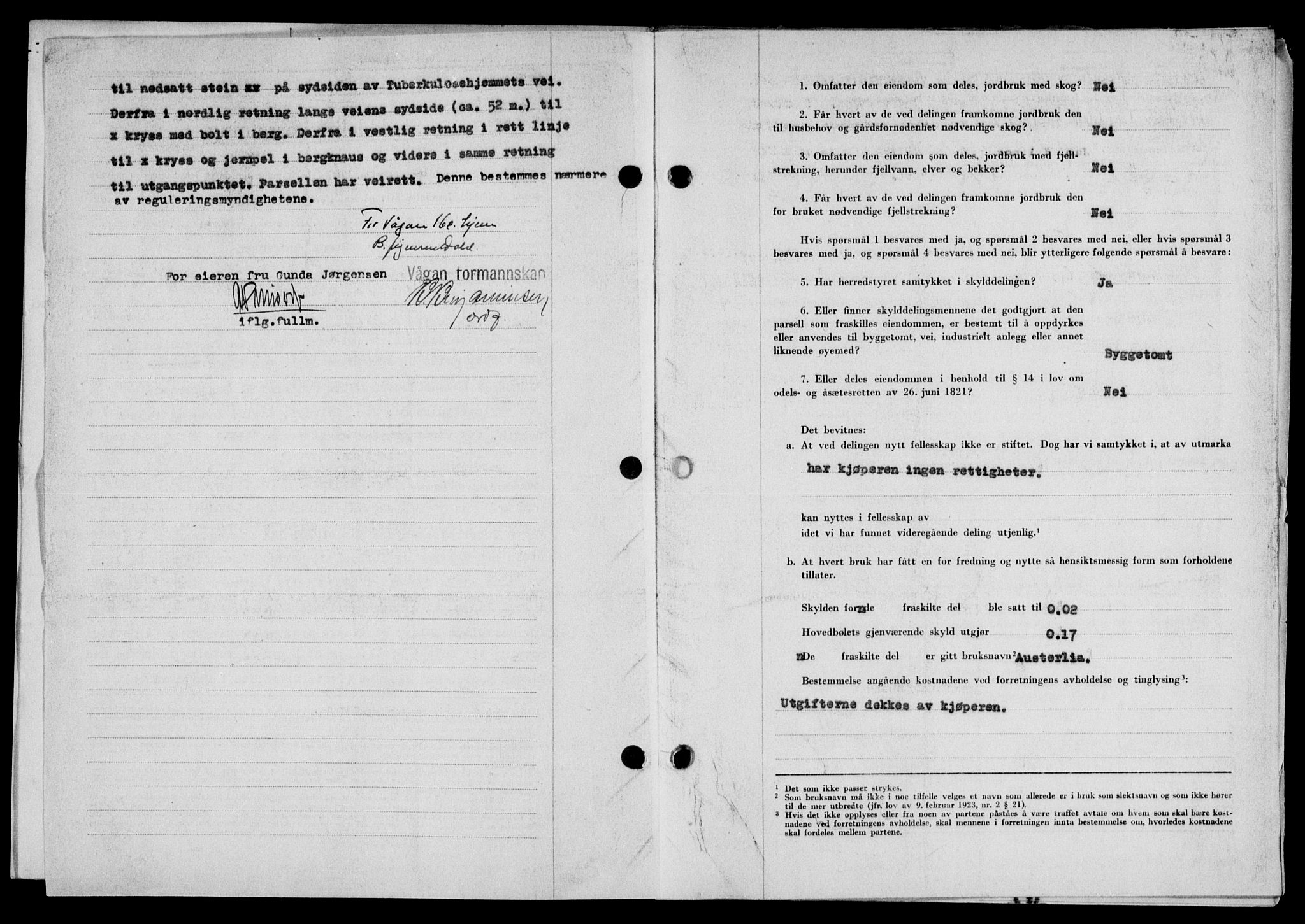 Lofoten sorenskriveri, SAT/A-0017/1/2/2C/L0017a: Pantebok nr. 17a, 1947-1948, Dagboknr: 1945/1947