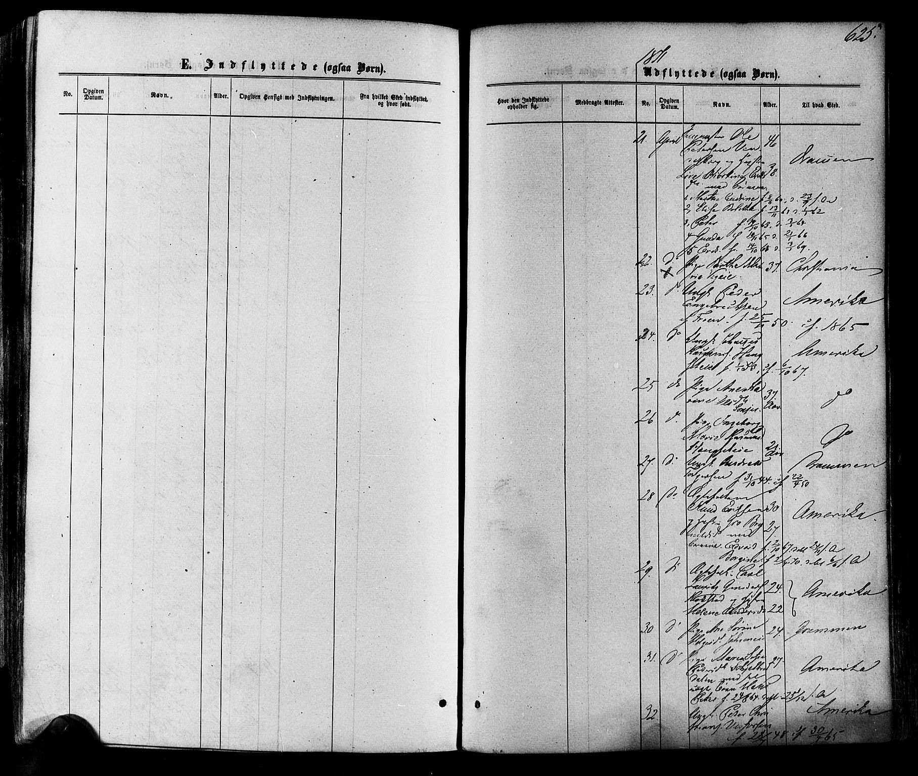 Eiker kirkebøker, AV/SAKO-A-4/F/Fa/L0017: Ministerialbok nr. I 17, 1869-1877, s. 625