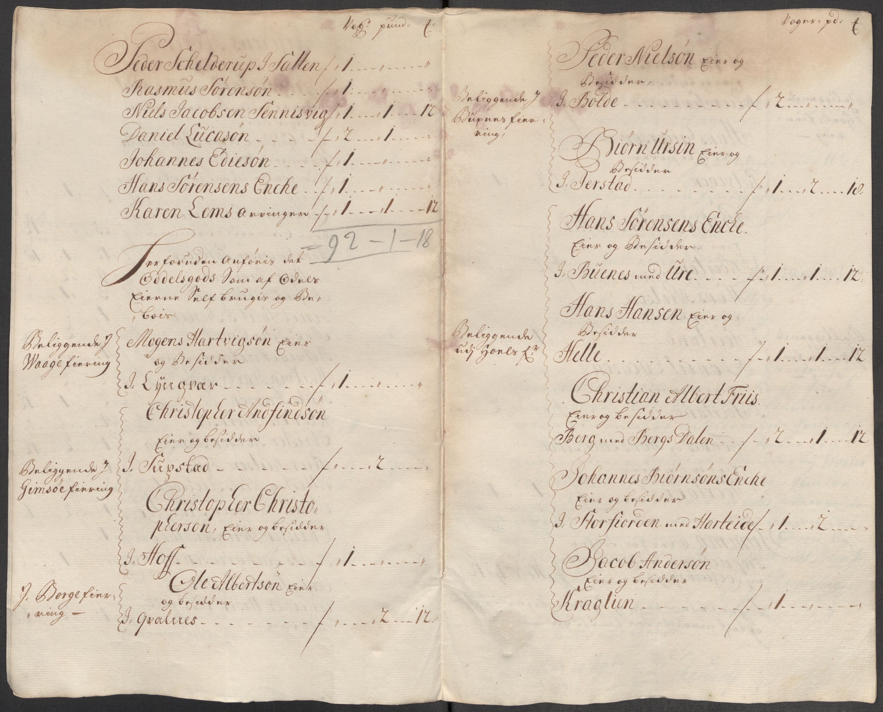 Rentekammeret inntil 1814, Reviderte regnskaper, Fogderegnskap, AV/RA-EA-4092/R67/L4681: Fogderegnskap Vesterålen, Andenes og Lofoten, 1715, s. 61