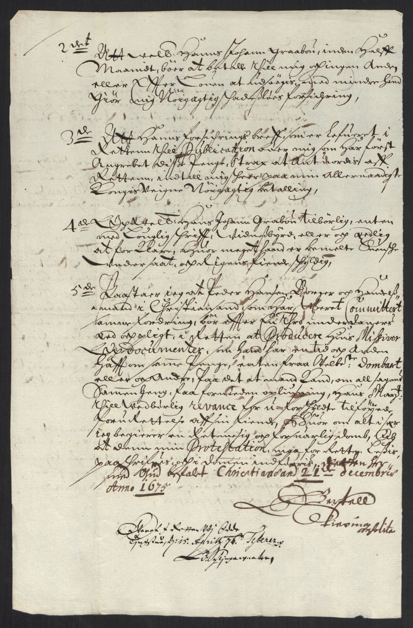 Rentekammeret inntil 1814, Reviderte regnskaper, Byregnskaper, AV/RA-EA-4066/R/Rm/L0284: [M17] Sikt og sakefall, 1658-1680, s. 153