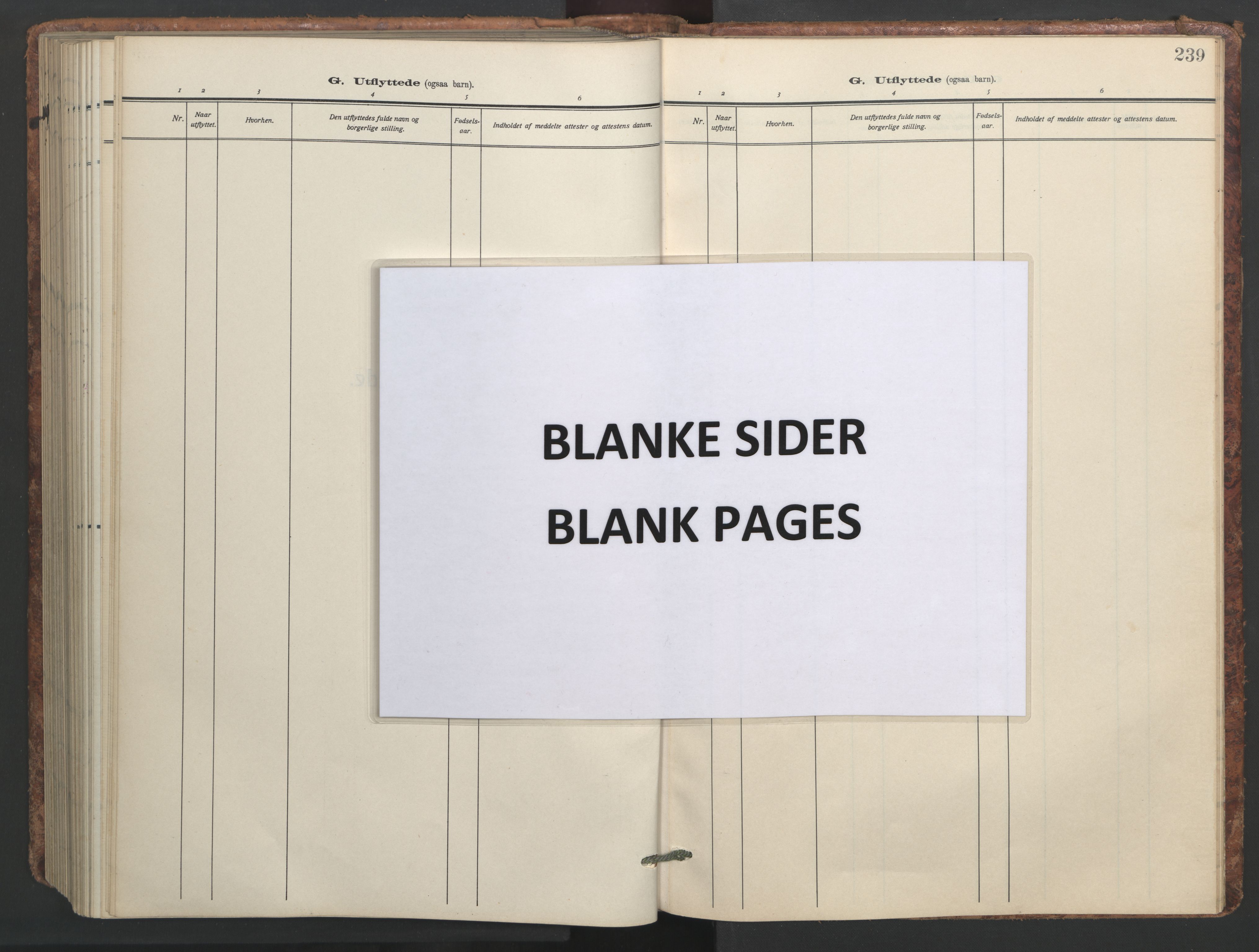 Ministerialprotokoller, klokkerbøker og fødselsregistre - Nordland, AV/SAT-A-1459/824/L0341: Klokkerbok nr. 824C01, 1916-1957, s. 239