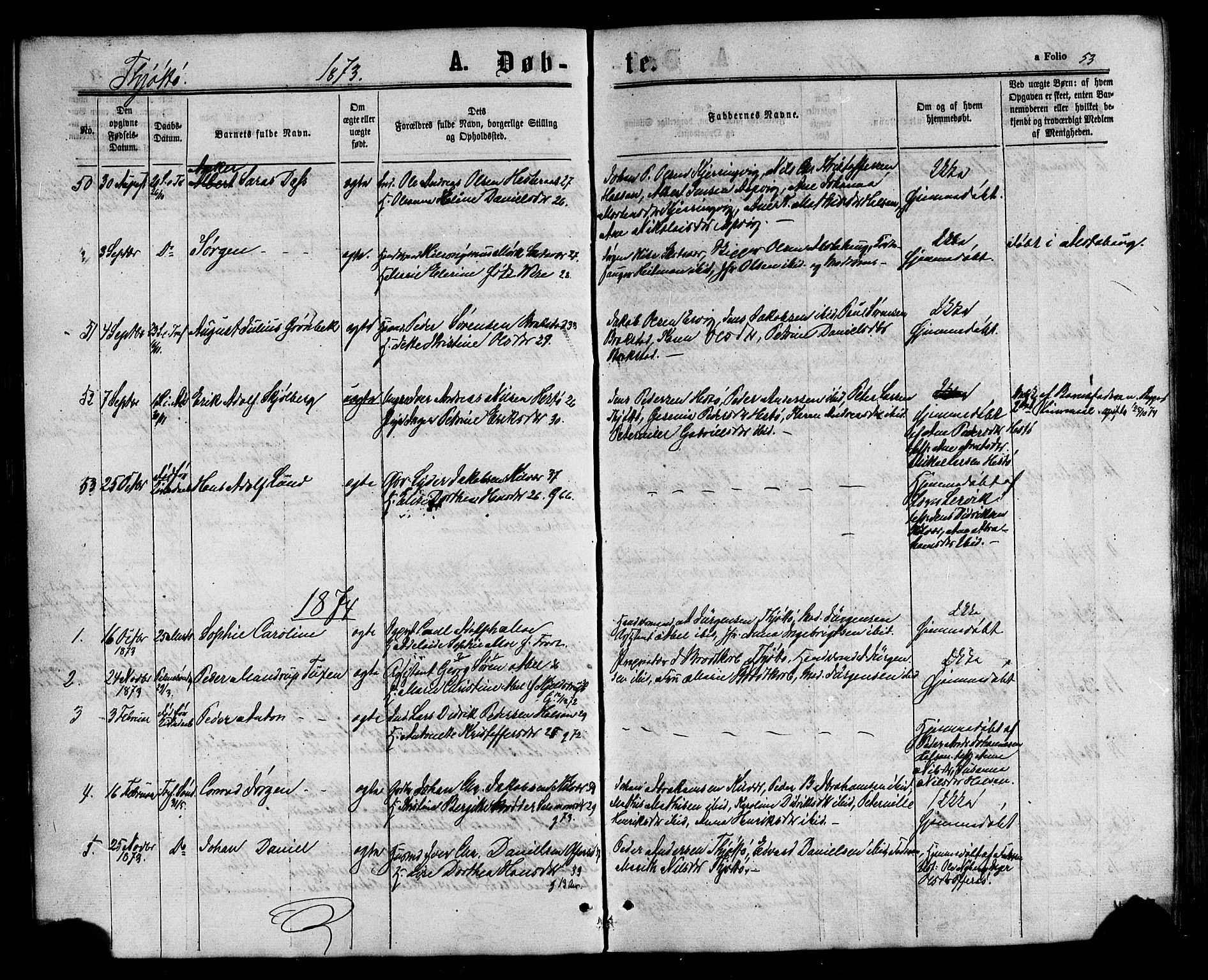 Ministerialprotokoller, klokkerbøker og fødselsregistre - Nordland, SAT/A-1459/817/L0262: Ministerialbok nr. 817A03/ 1, 1862-1877, s. 53