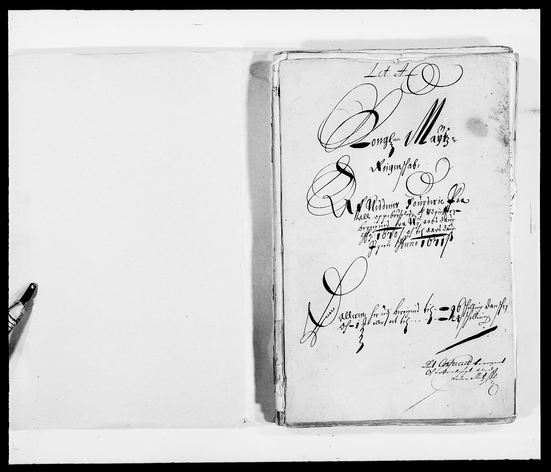 Rentekammeret inntil 1814, Reviderte regnskaper, Fogderegnskap, AV/RA-EA-4092/R39/L2299: Fogderegnskap Nedenes, 1670-1671, s. 2