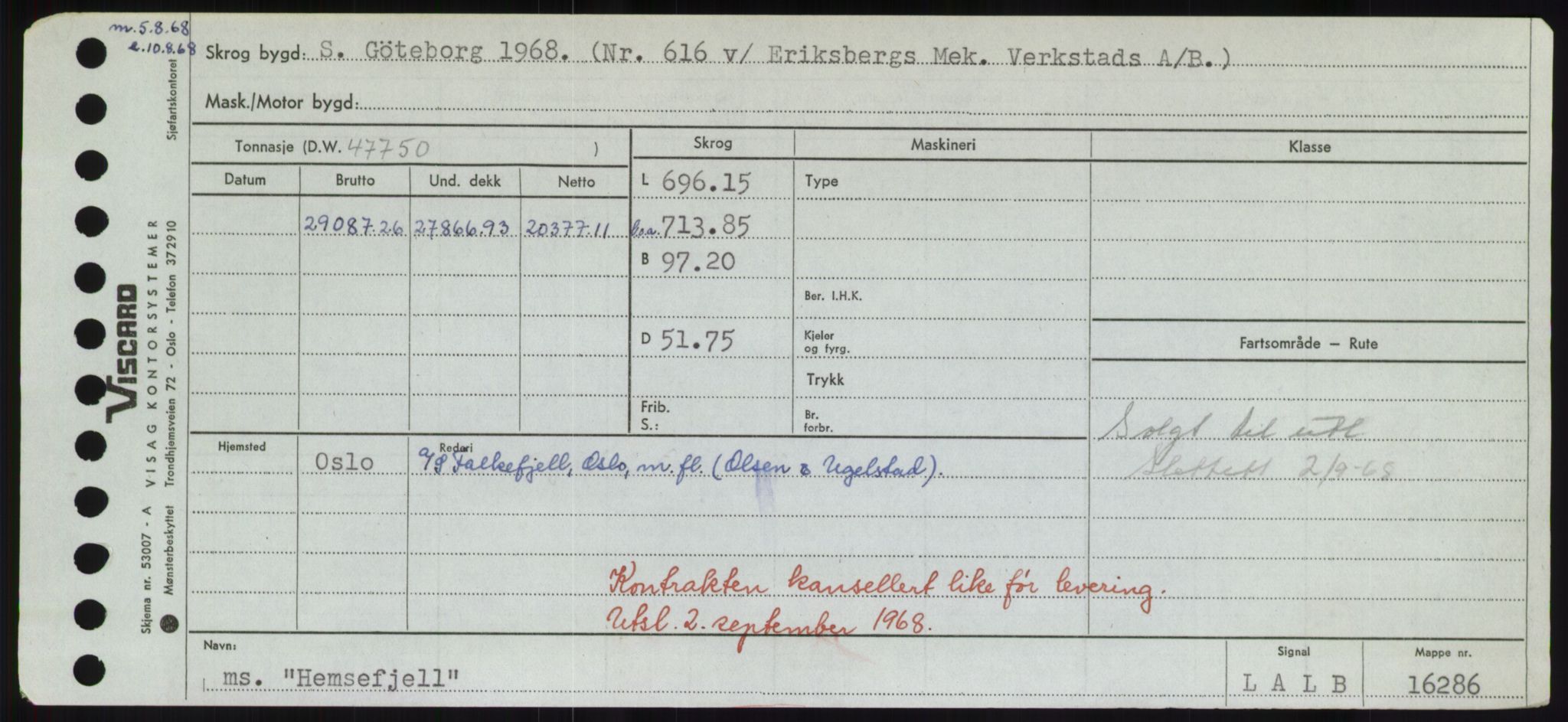 Sjøfartsdirektoratet med forløpere, Skipsmålingen, AV/RA-S-1627/H/Hd/L0015: Fartøy, Havm-Hey, s. 321