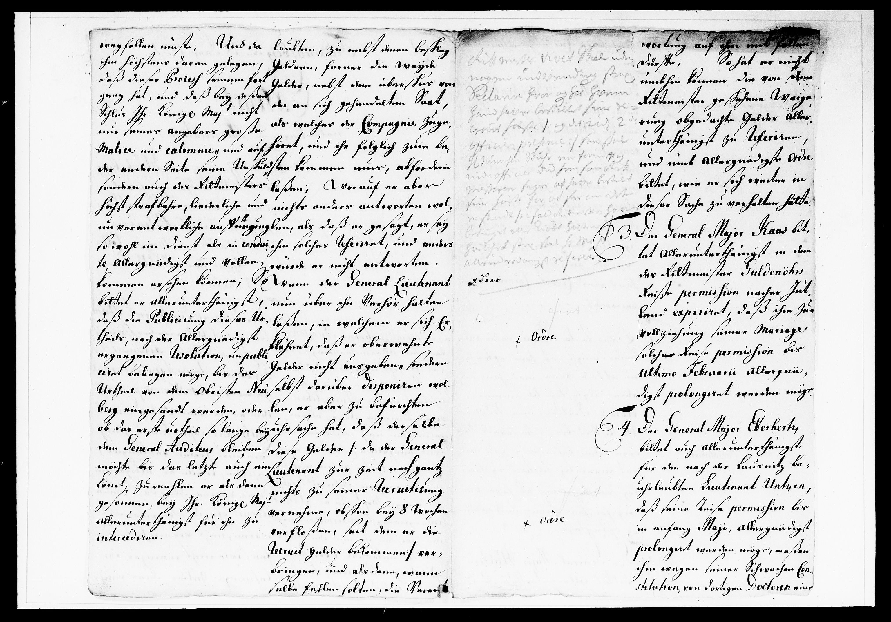 Krigskollegiet, Krigskancelliet, DRA/A-0006/-/1138-1142: Refererede sager, 1737, s. 29