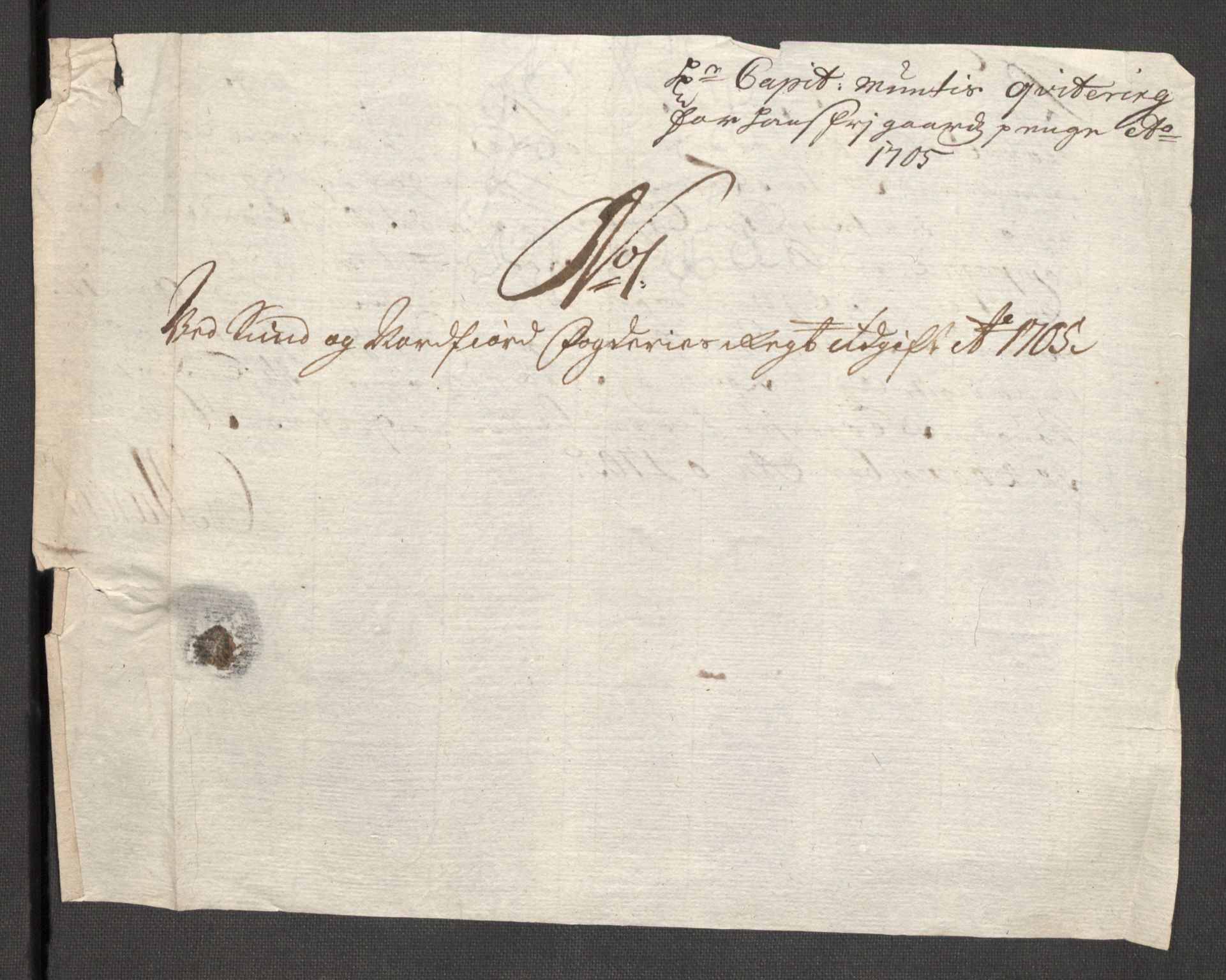 Rentekammeret inntil 1814, Reviderte regnskaper, Fogderegnskap, RA/EA-4092/R53/L3429: Fogderegnskap Sunn- og Nordfjord, 1705, s. 166