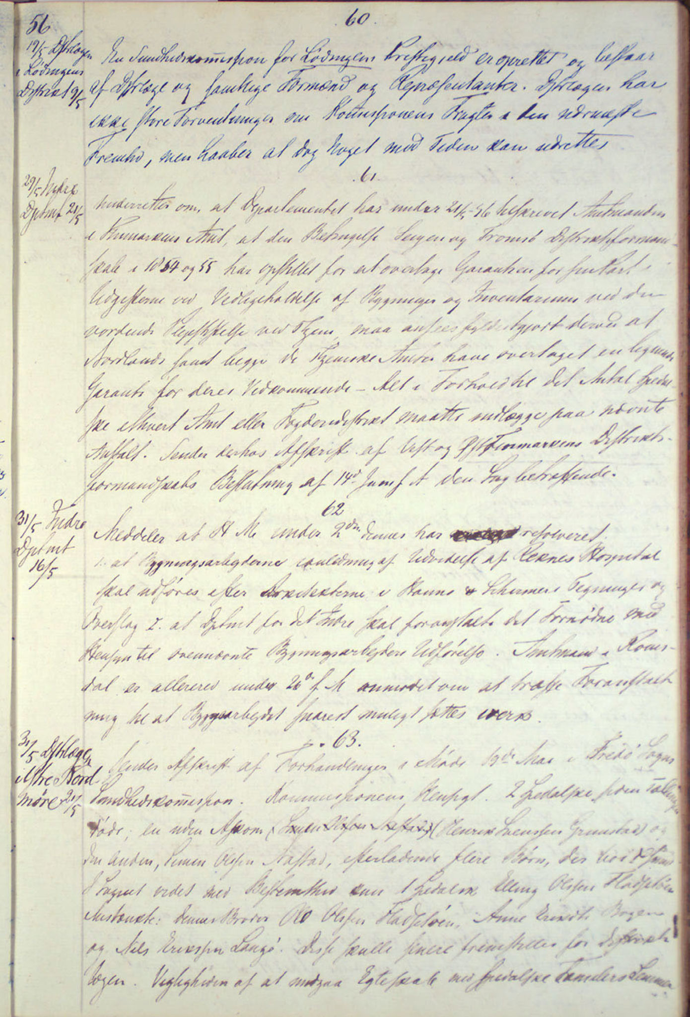 Lepraarkiver - Overlegen for den spedalske sykdom, AV/SAB-A-61001/B.c/L0001: Journal, 1854-1859, s. 37