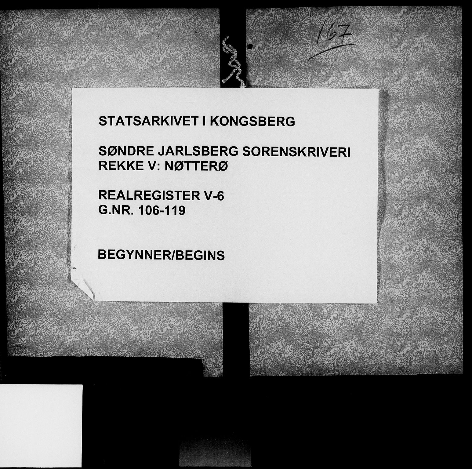 Søndre Jarlsberg sorenskriveri, SAKO/A-129/G/Gb/Gbe/L0006: Panteregister nr. V 6