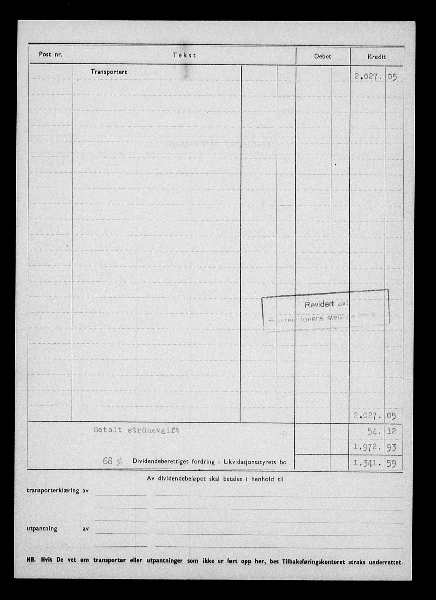 Justisdepartementet, Tilbakeføringskontoret for inndratte formuer, AV/RA-S-1564/H/Hc/Hcc/L0967: --, 1945-1947, s. 9